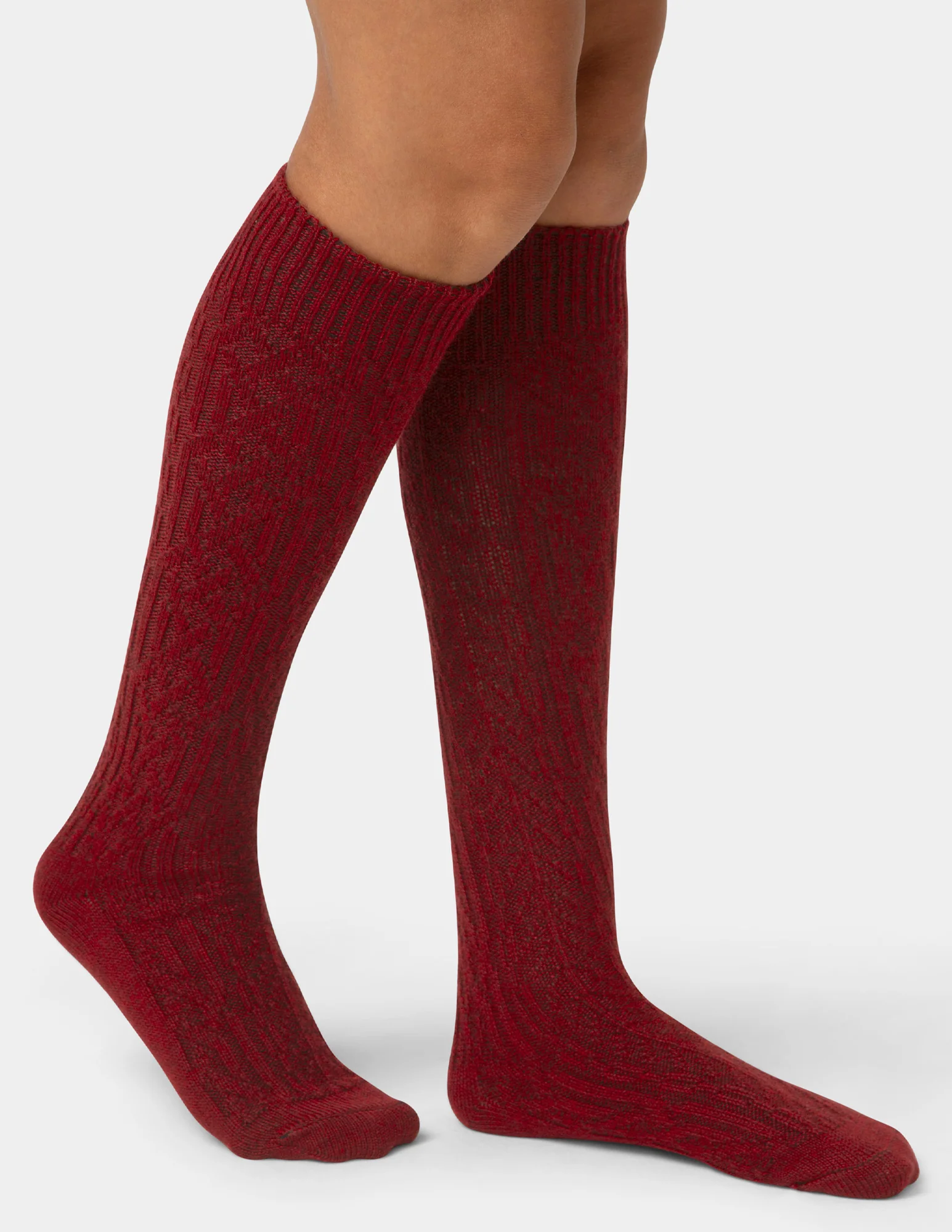 Cable Knee Sock