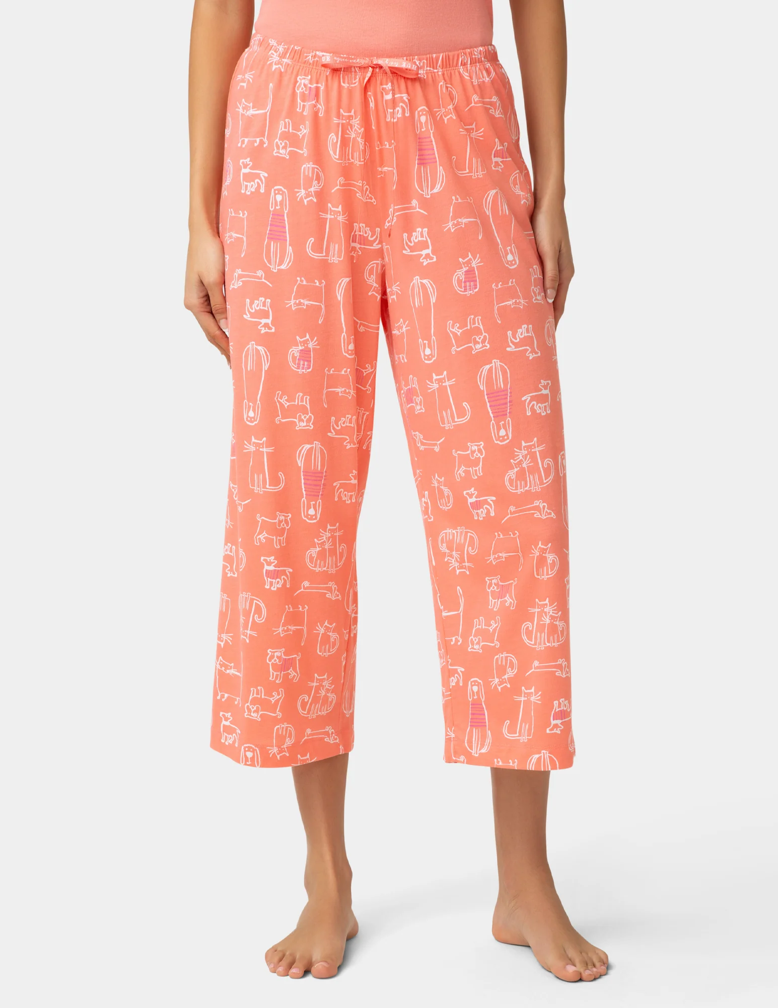 Cat Love Dog PJ Capri