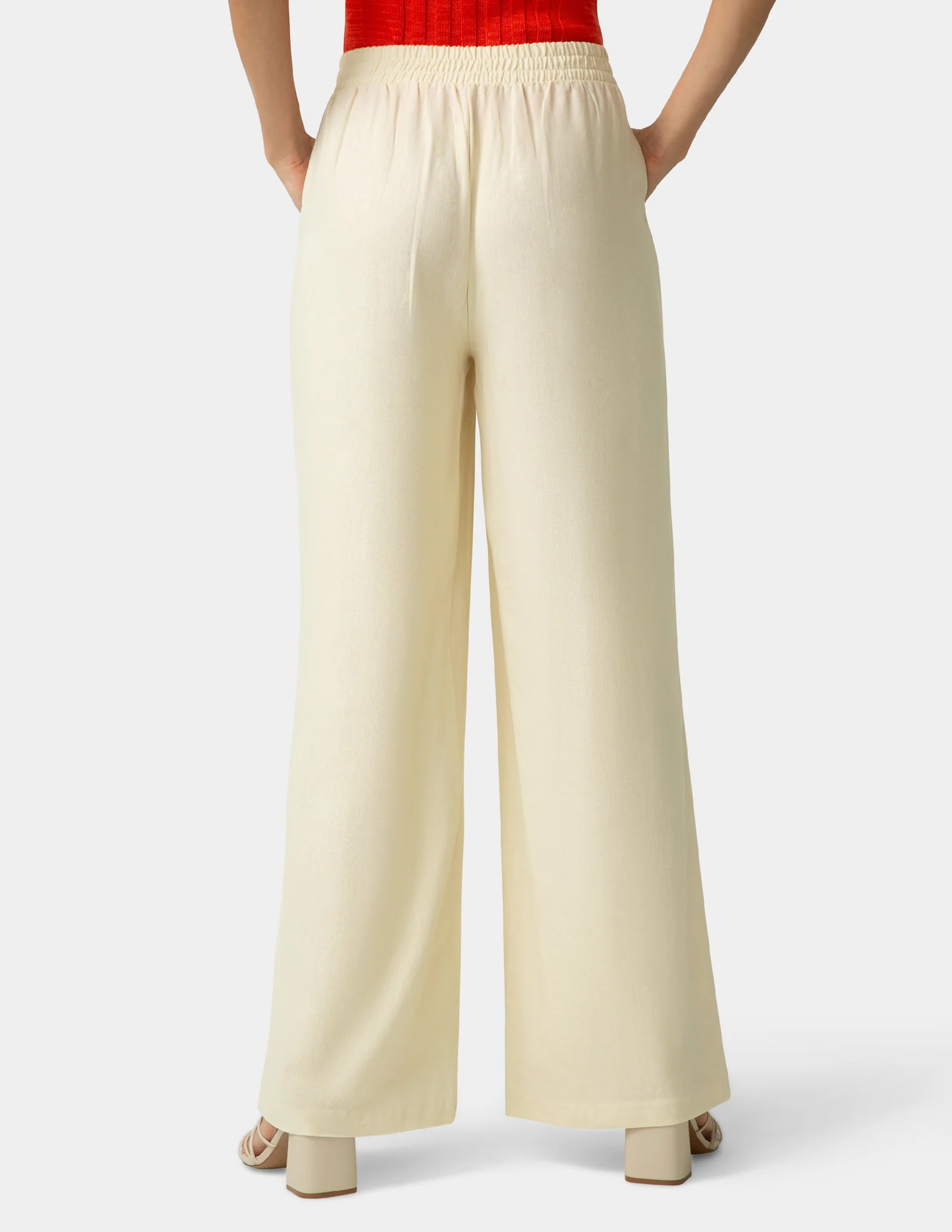 Coastal Linen Palazzo Pant - Image 3