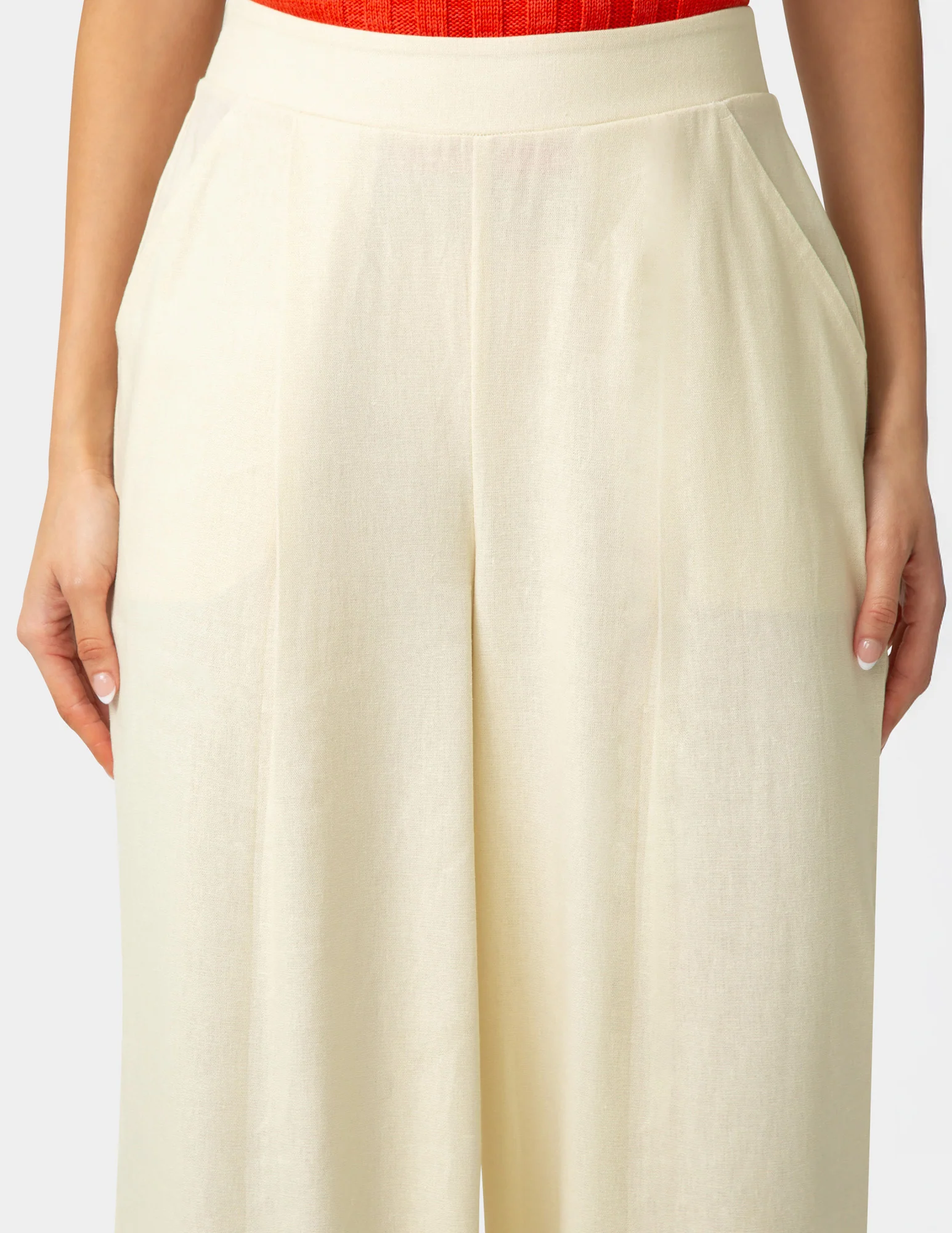 Coastal Linen Palazzo Pant - Image 4