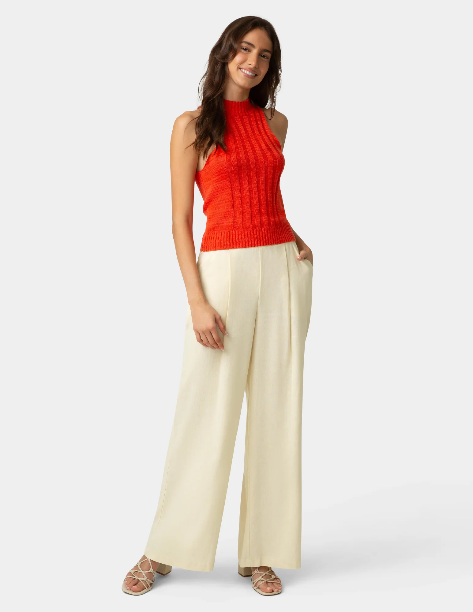 Coastal Linen Palazzo Pant - Image 7