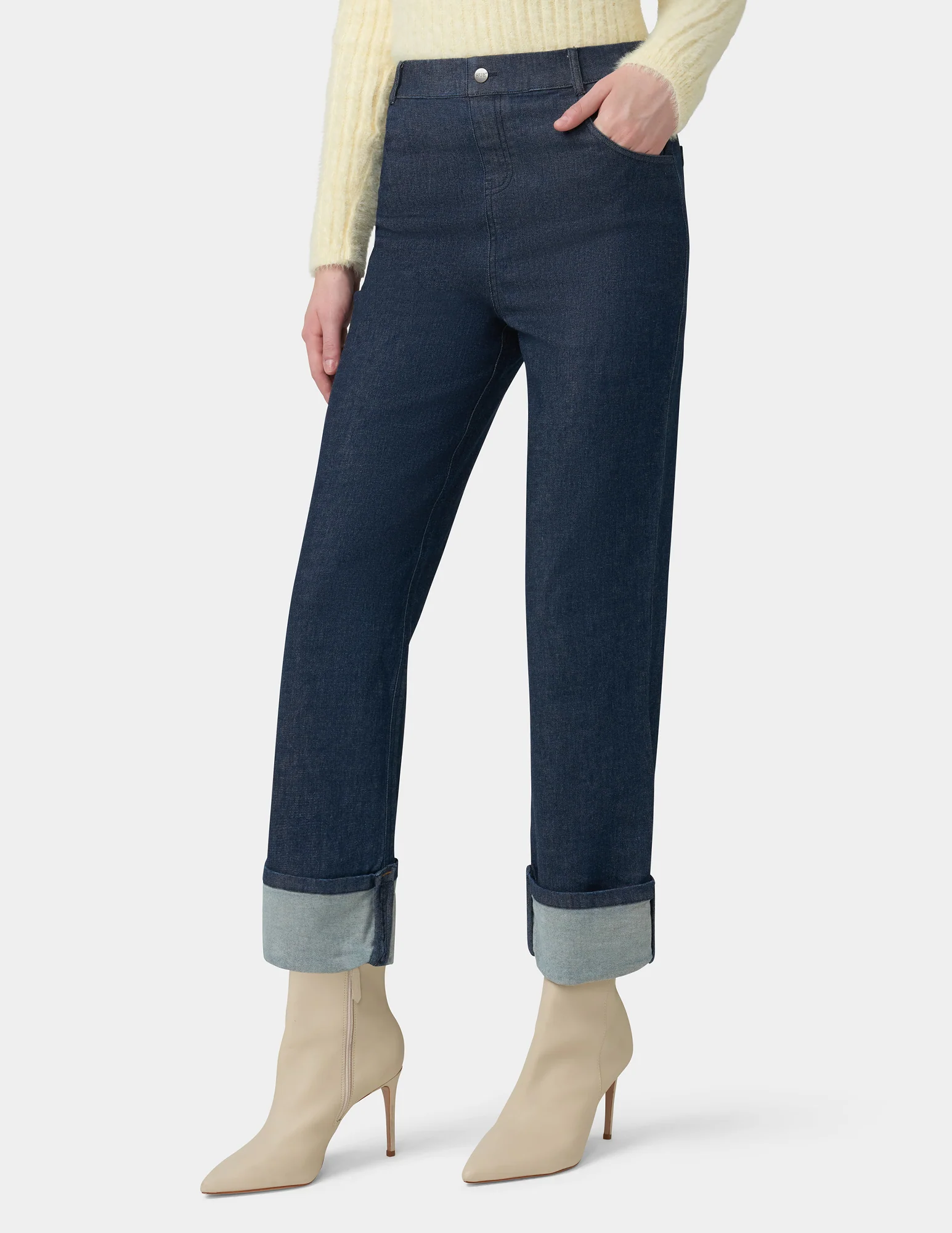 Cuffed Denim Skimmer - Image 4