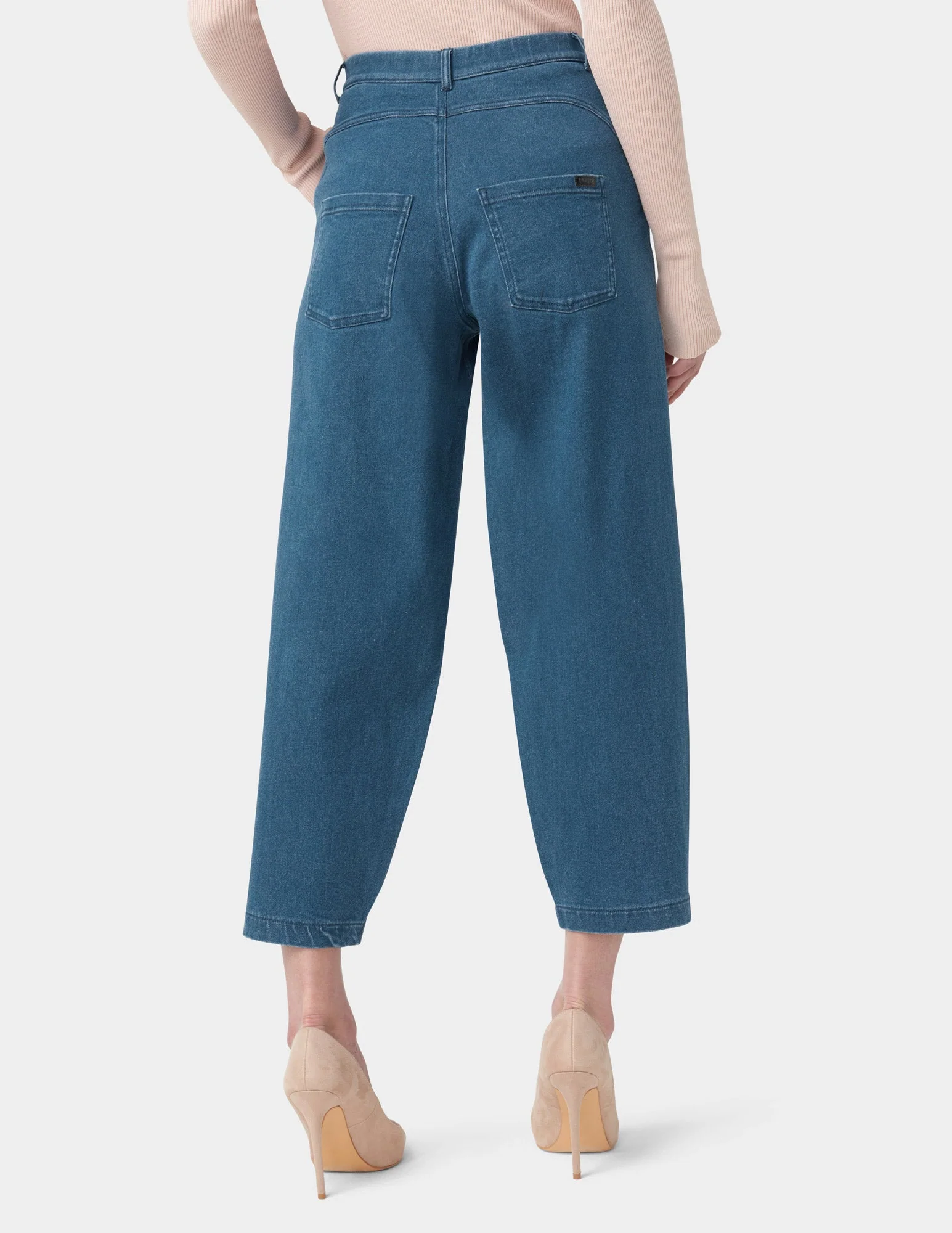 Denim Barrel Leg Skimmer - Image 3