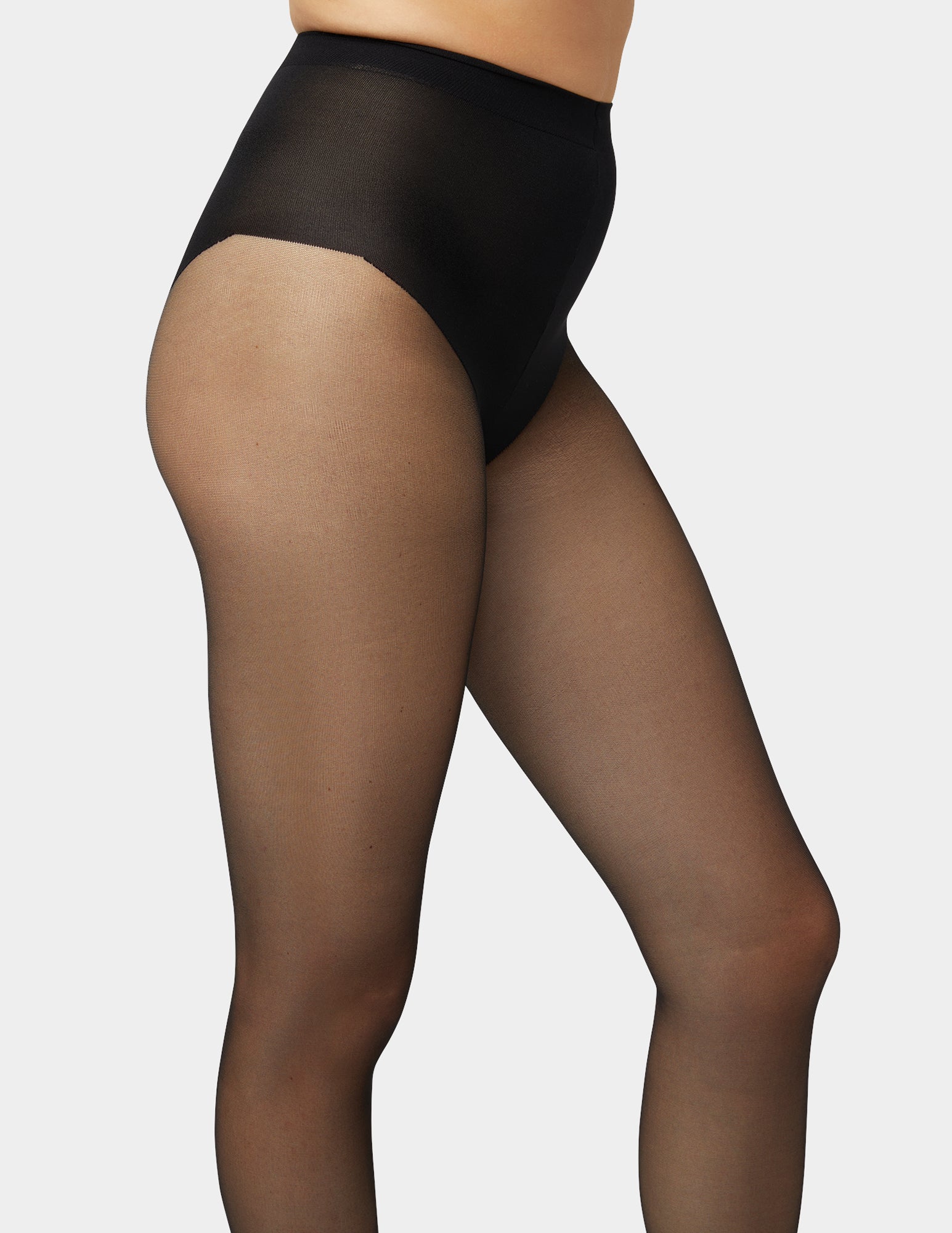 Dotted Back Seam Tight With Control Top - Image 3