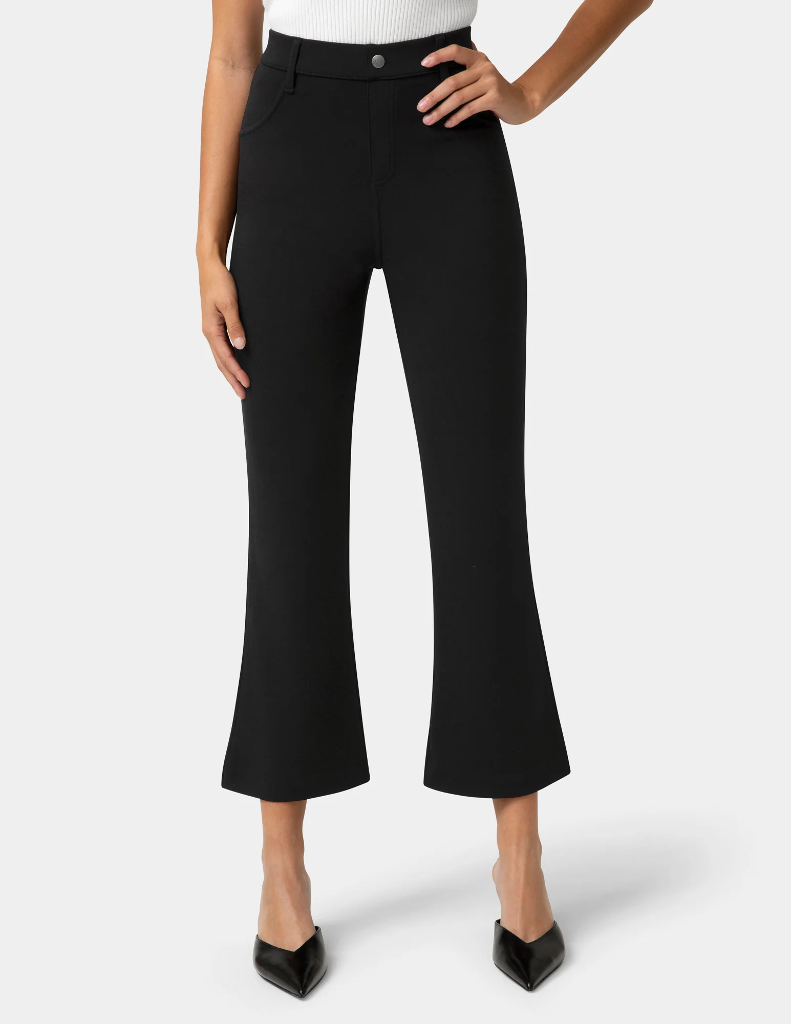 Double Soft Jersey Kick Flare Pant