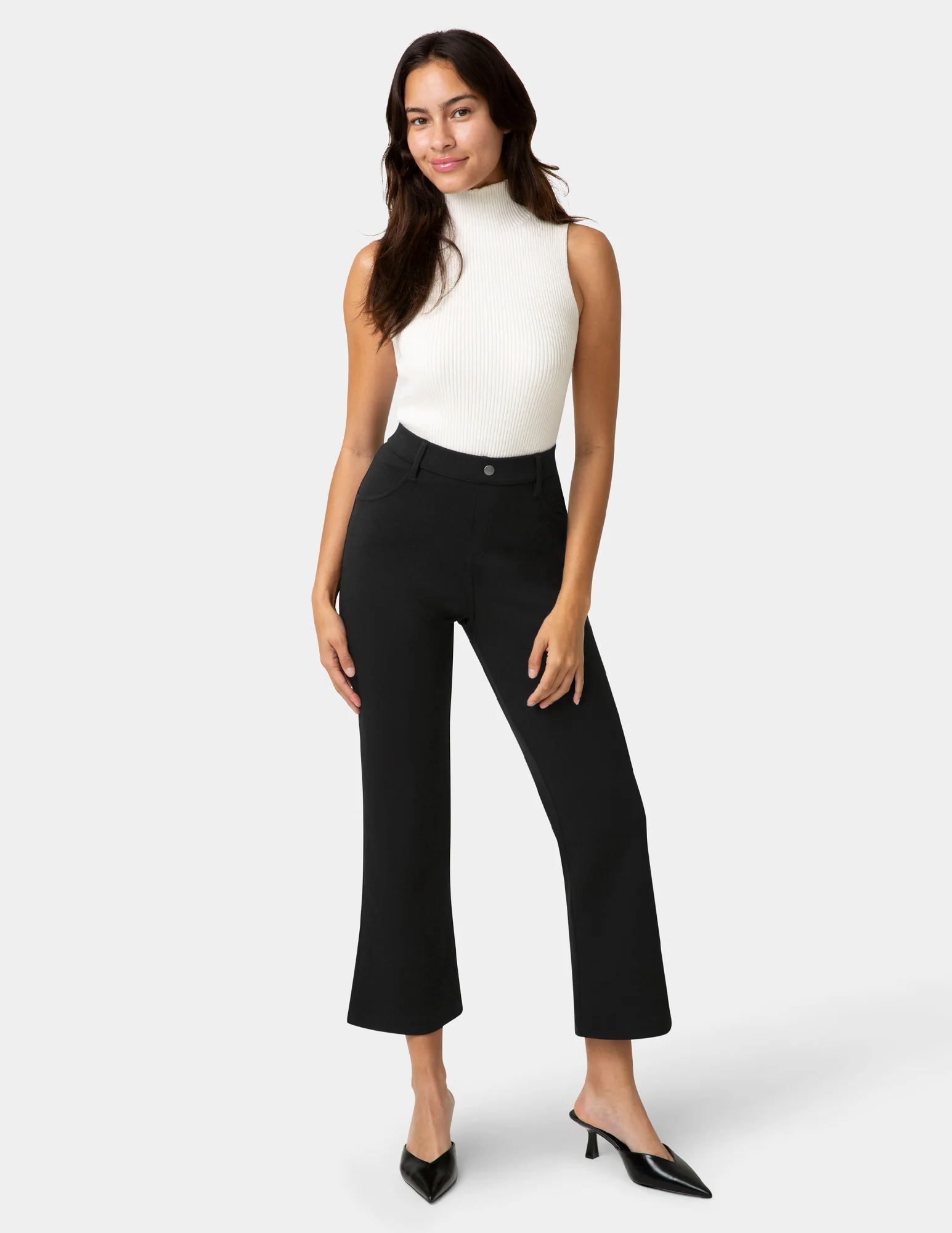 Double Soft Jersey Kick Flare Pant - Image 2