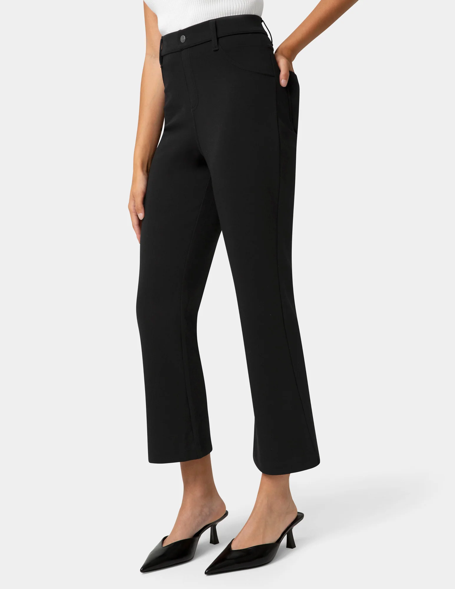 Double Soft Jersey Kick Flare Pant - Image 6