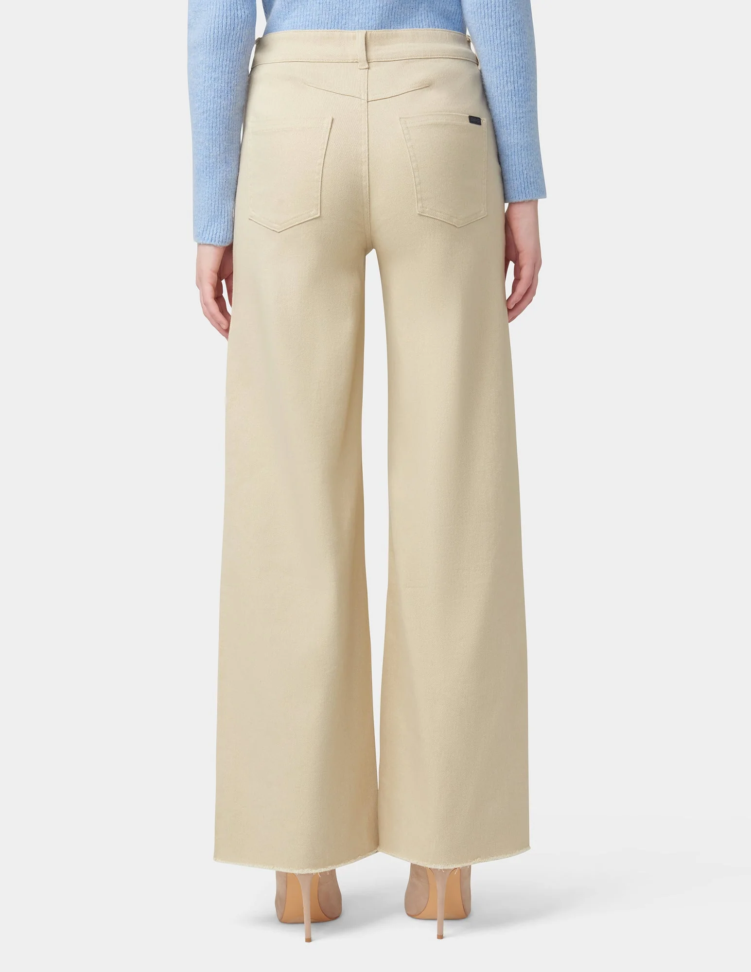 Frayed Edge Wide Leg Denim - Image 3