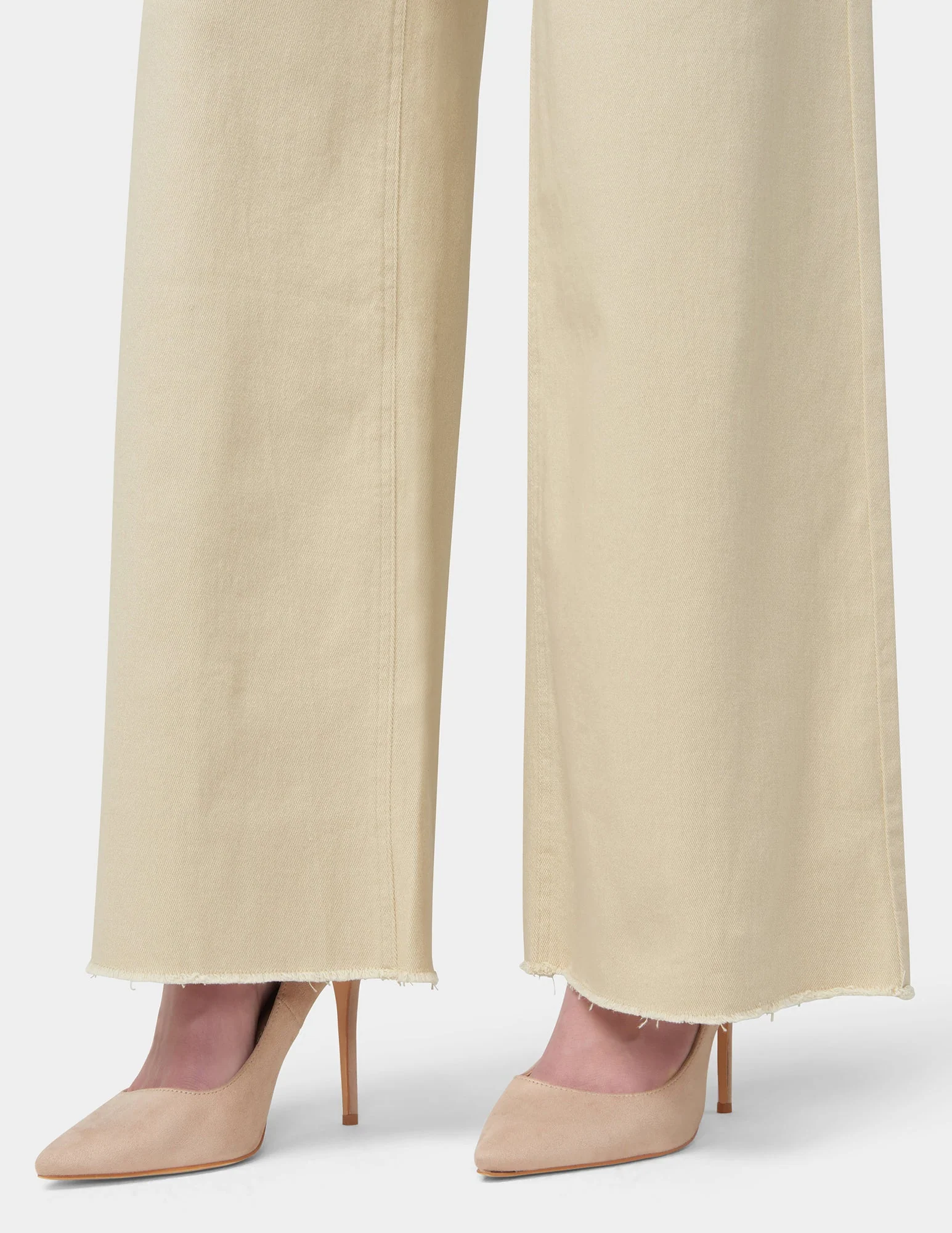 Frayed Edge Wide Leg Denim - Image 6