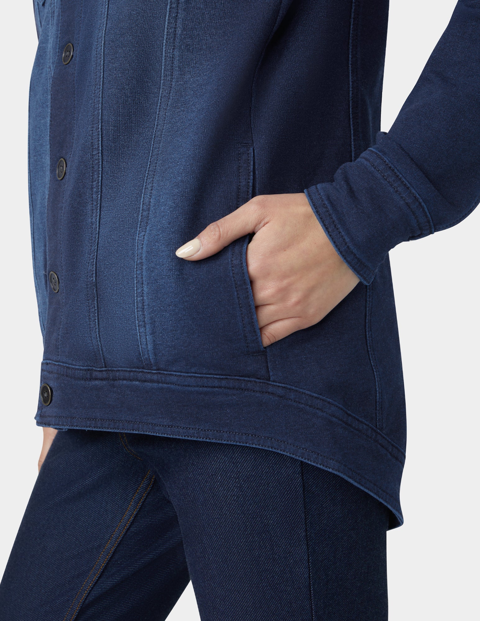 French Terry Shacket - Image 4