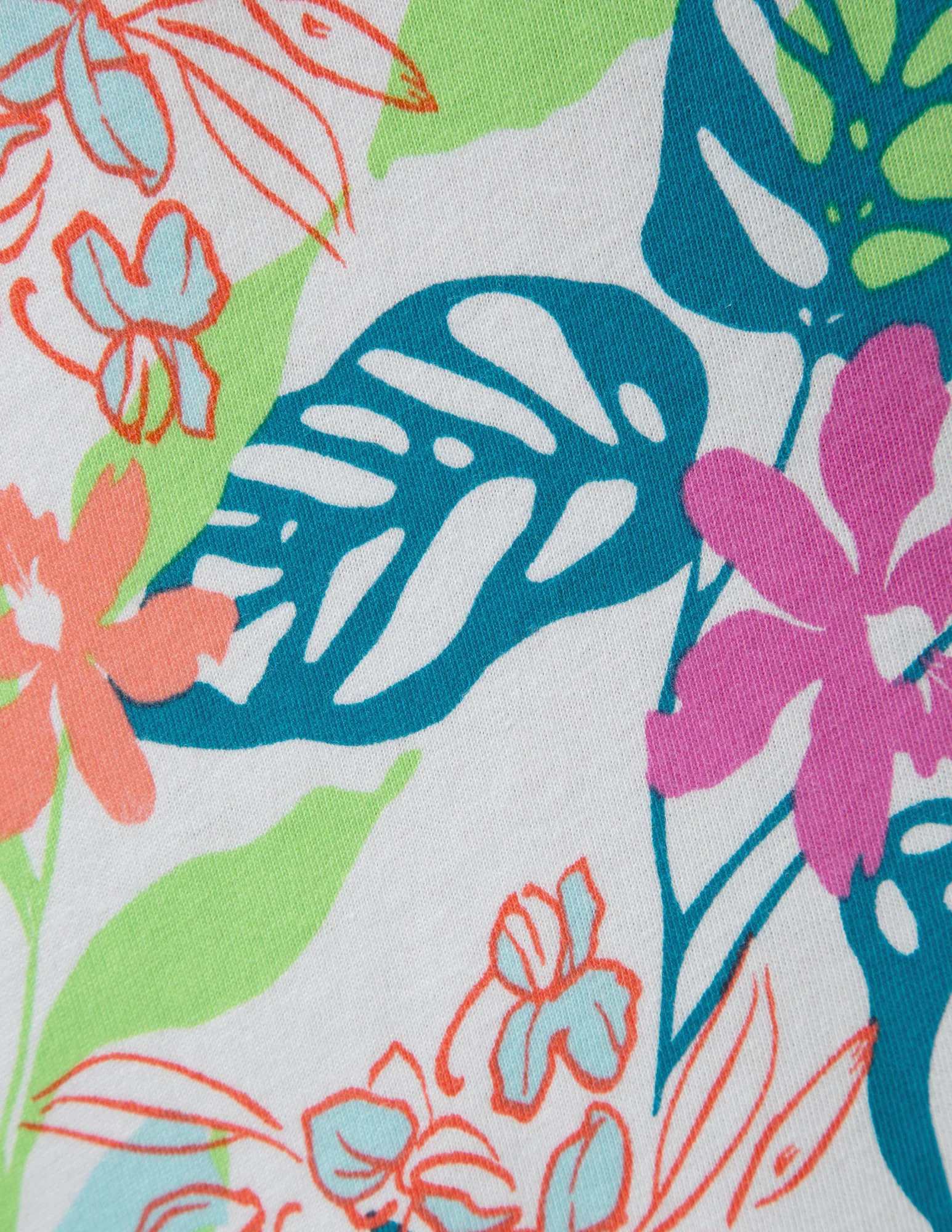 Fun Time Floral PJ Capri - Image 6