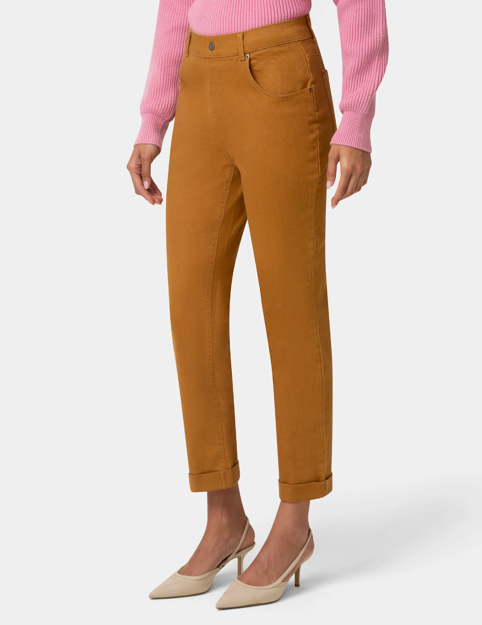 Girlfriend Mid-Rise Denim Pant