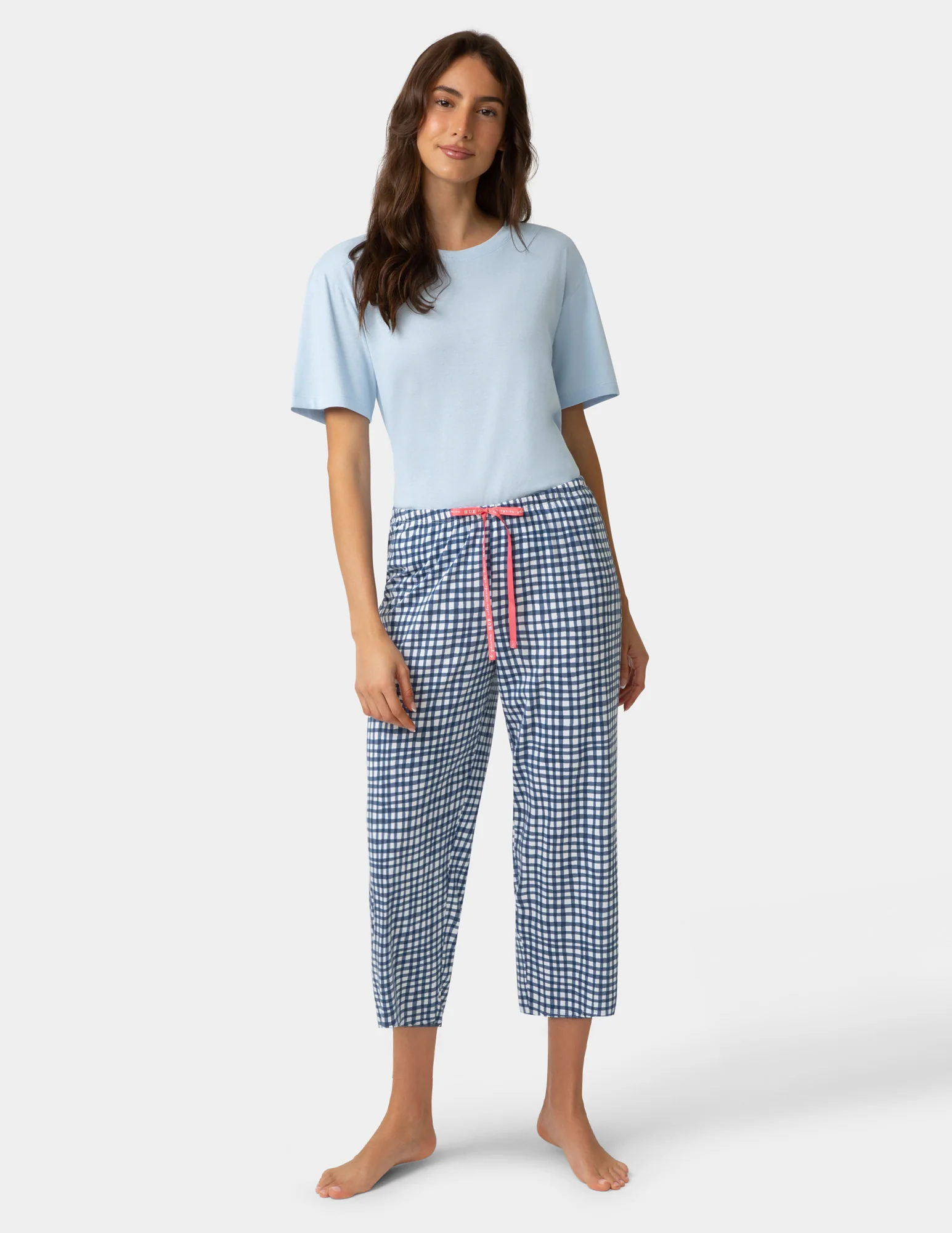Good Time Gingham PJ Capri - Image 2