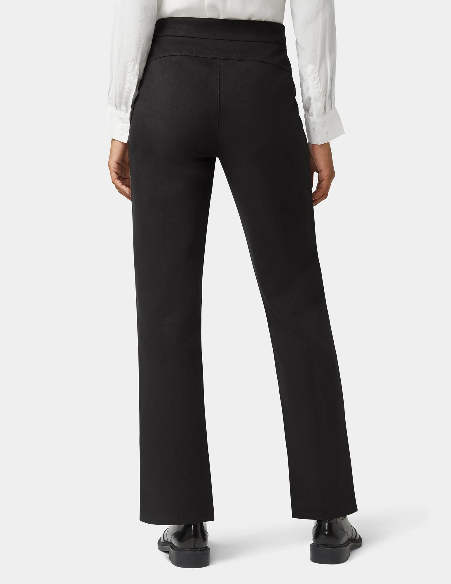 Hi-Rise Suede Straight Legging - Image 3