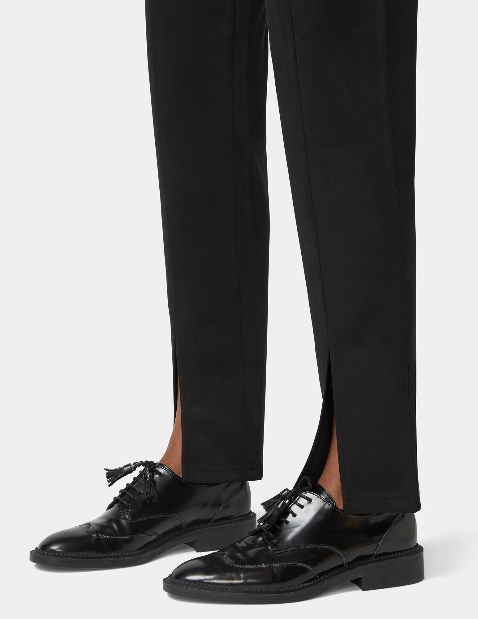 Hi-Rise Suede Straight Legging - Image 6
