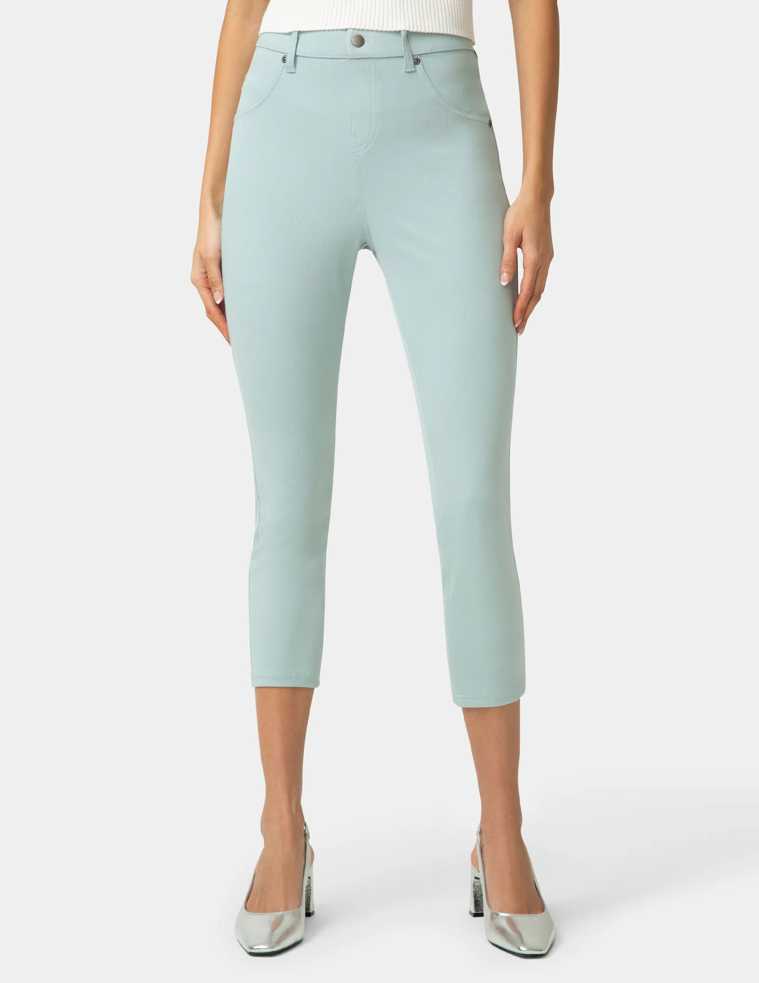 Hi-Rise Ultra Soft Denim Capri Legging