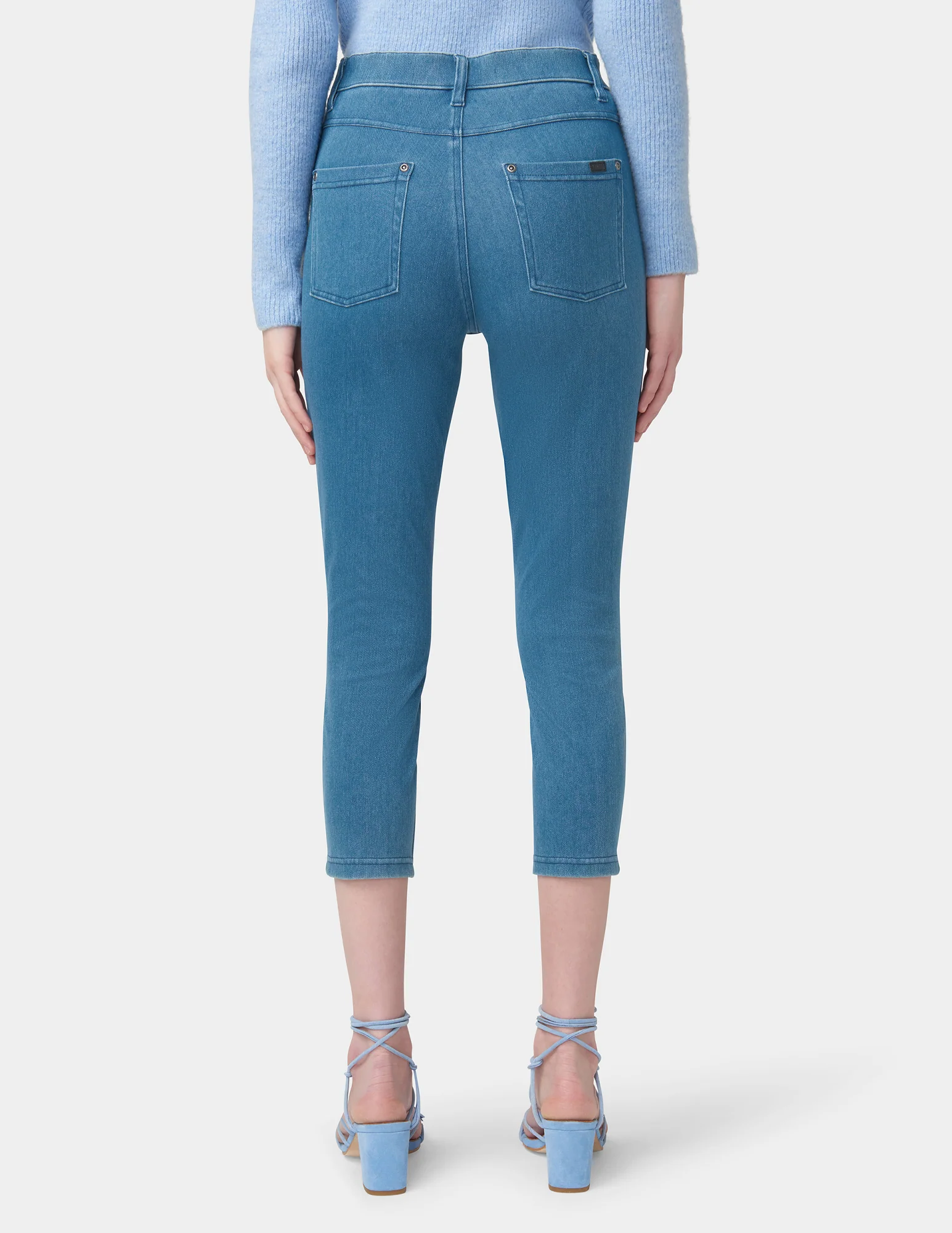 Hi-Rise Ultra Soft Denim Capri Legging - Image 3