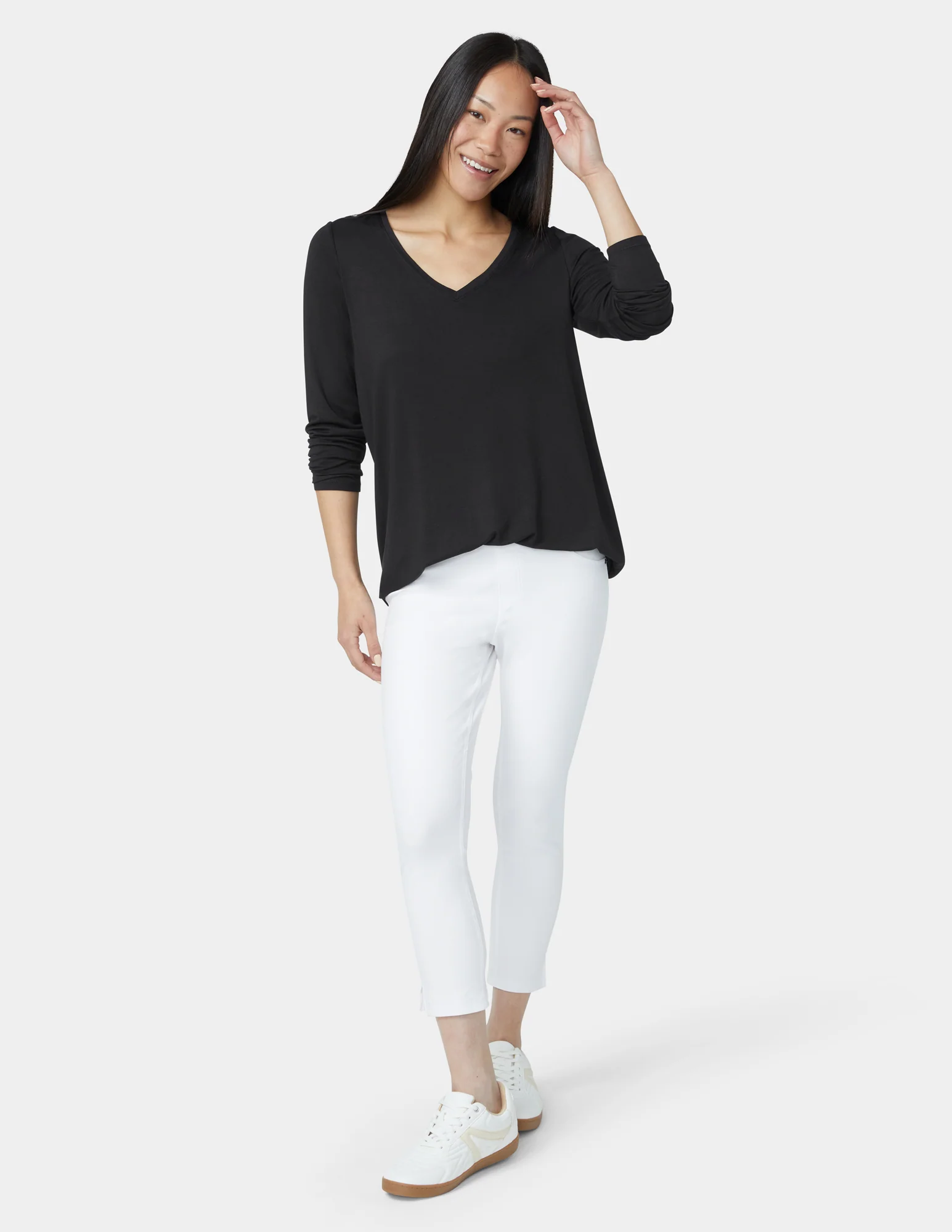 HUE Long Sleeve Legging Tee - Image 2