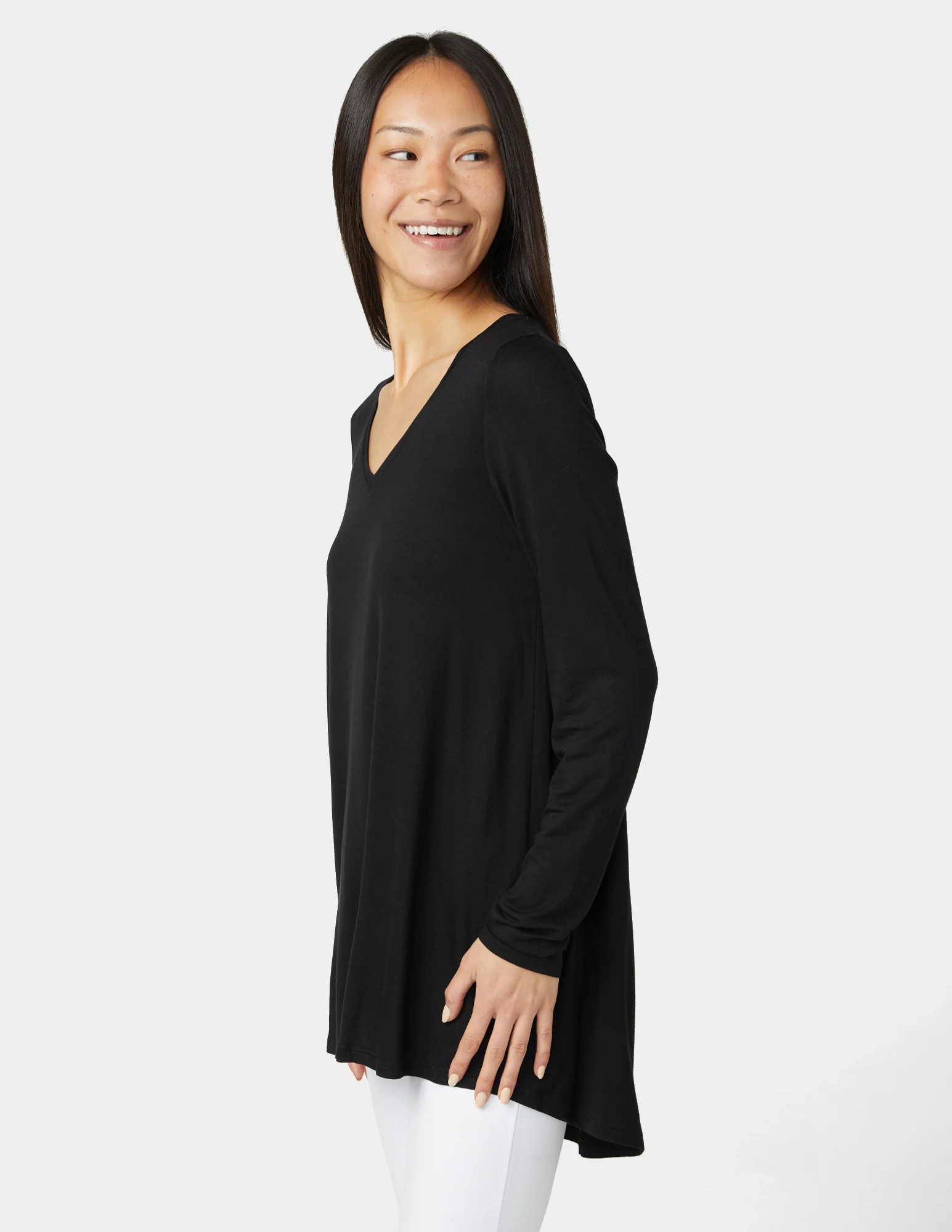 HUE Long Sleeve Legging Tee - Image 6