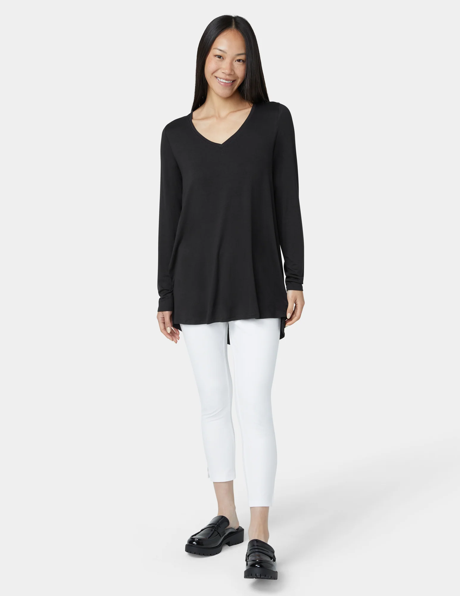 HUE Long Sleeve Legging Tee - Image 7