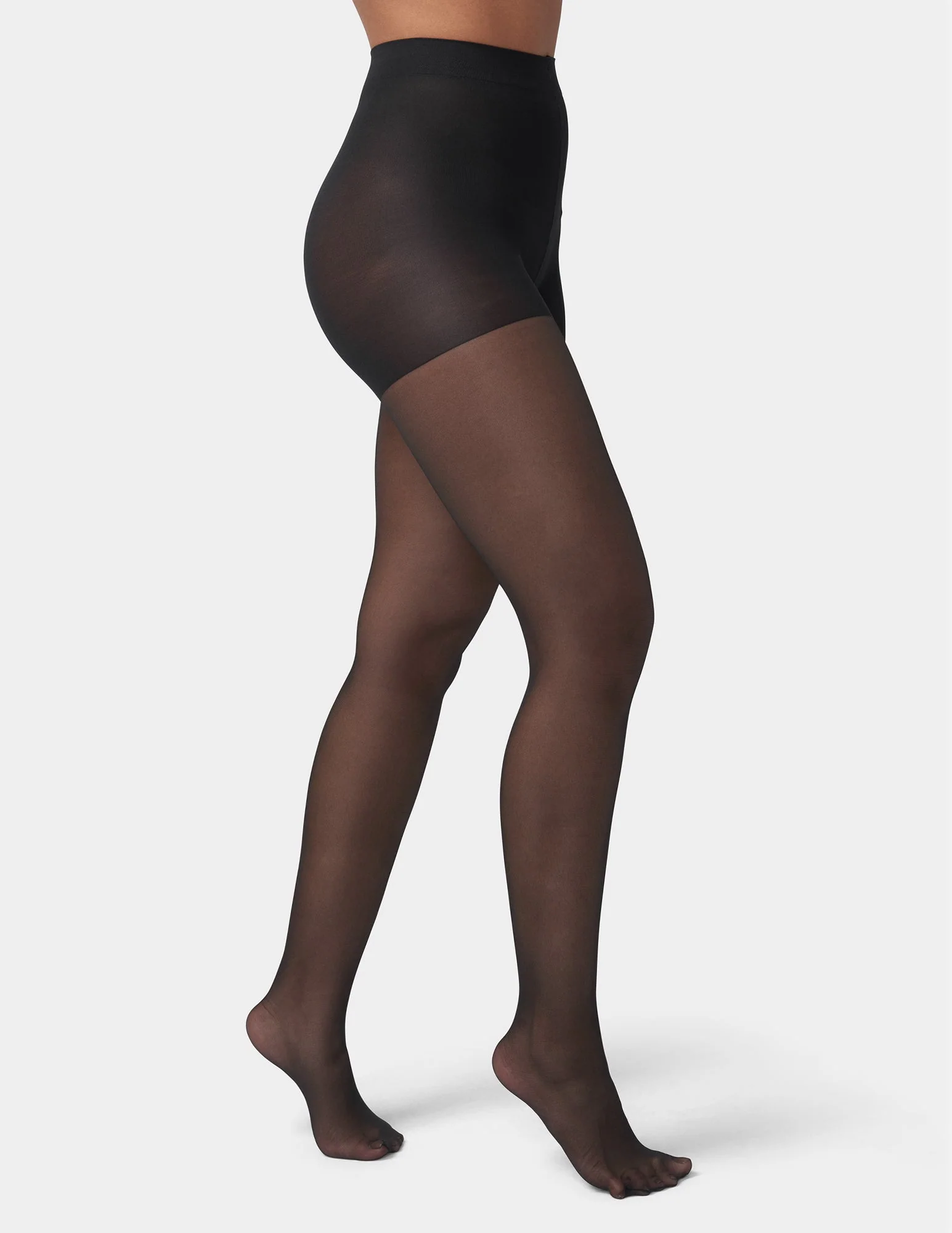 HUE So Silky Sheer Control Top with Invisible Reinforced Toe