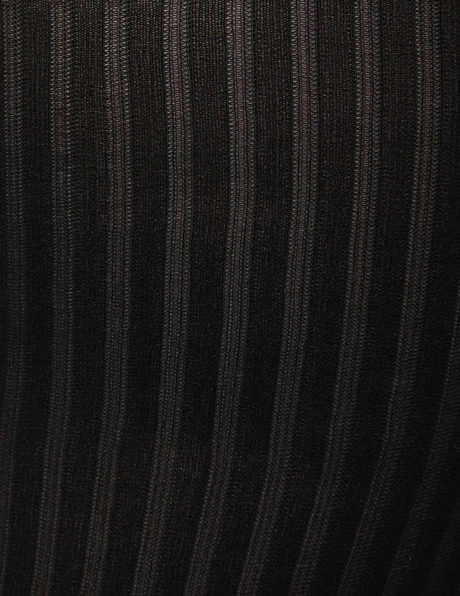 Opaque Sheer Rib Tight With Control Top - Image 3