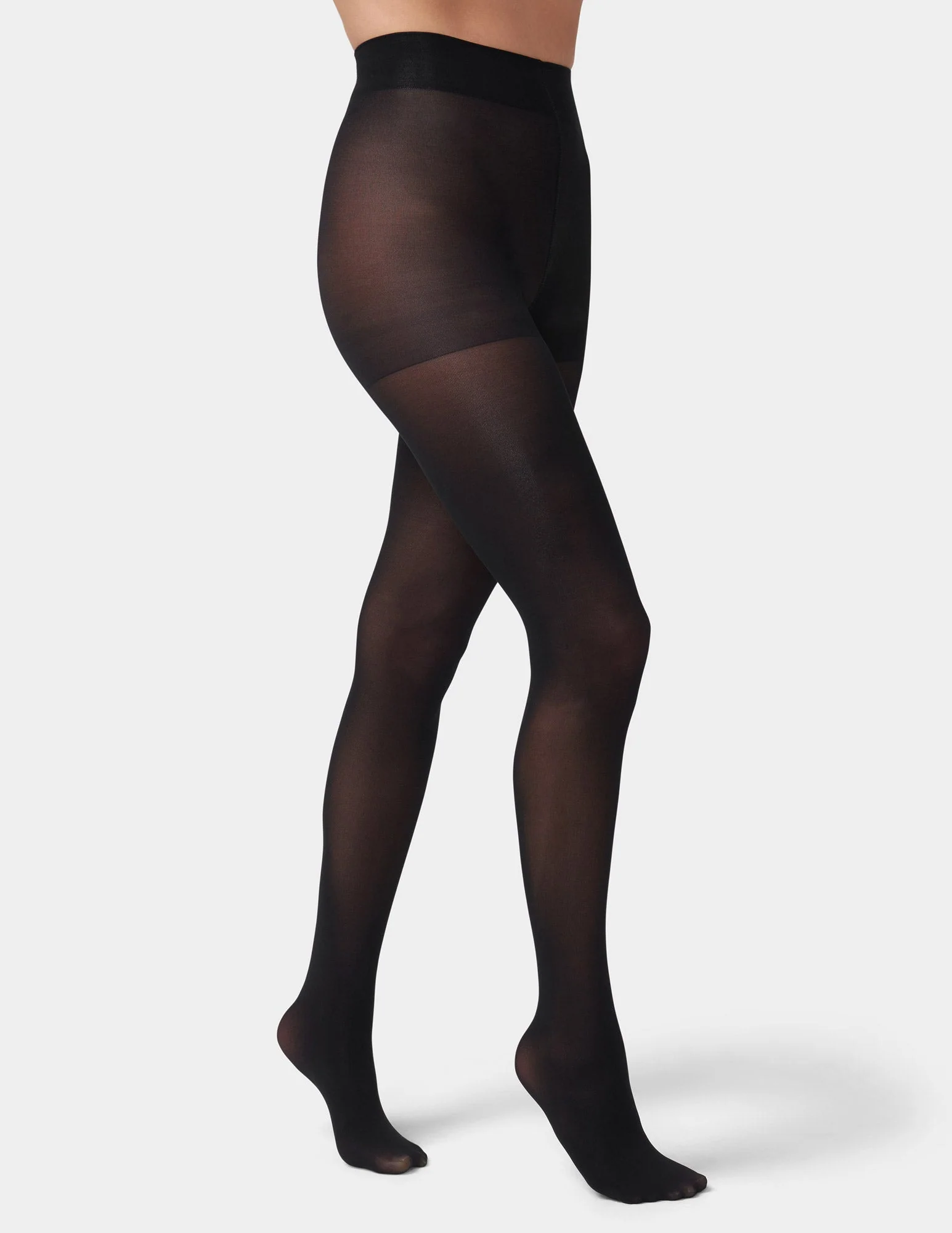 Opaque Tights with Control Top