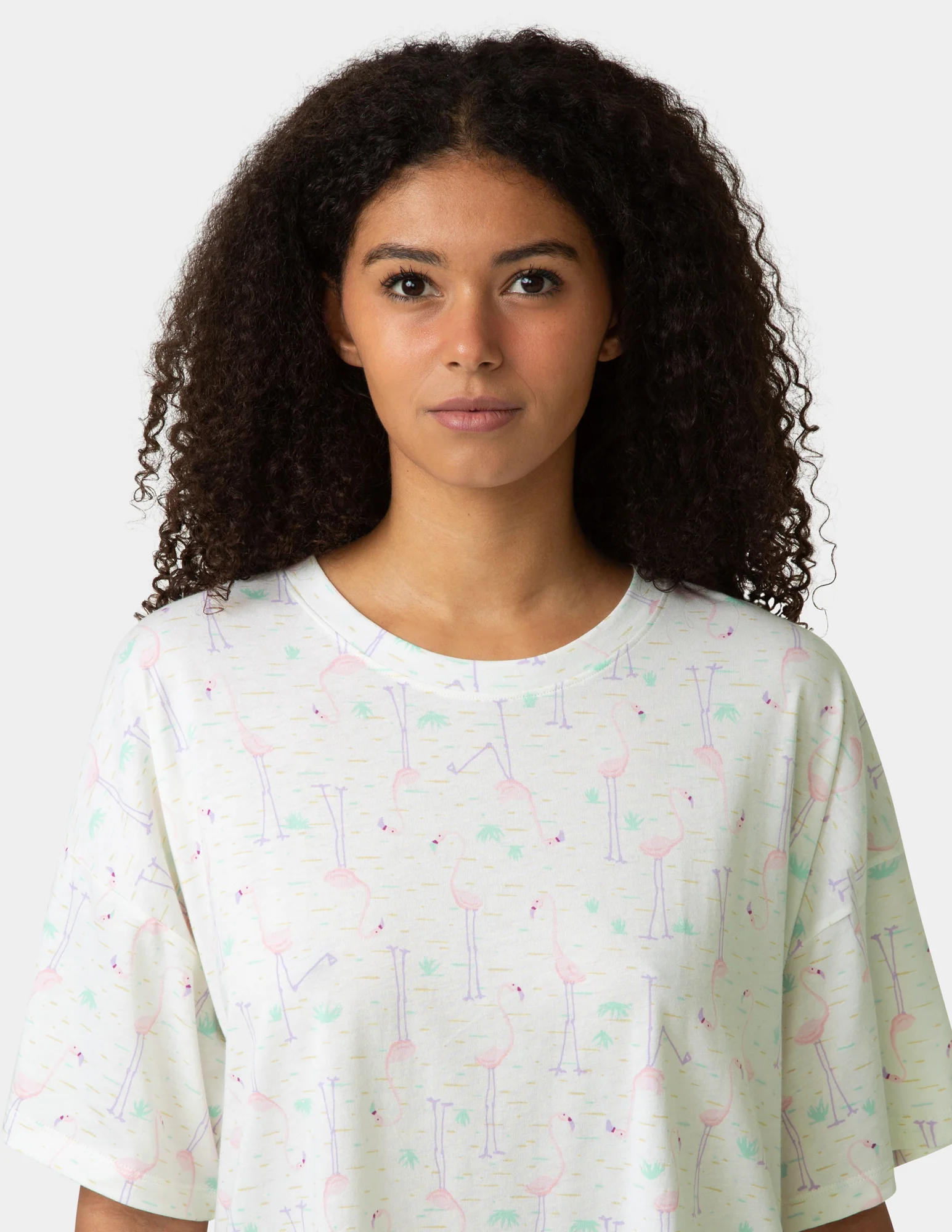 Oversized Tee PJ Set - Image 4