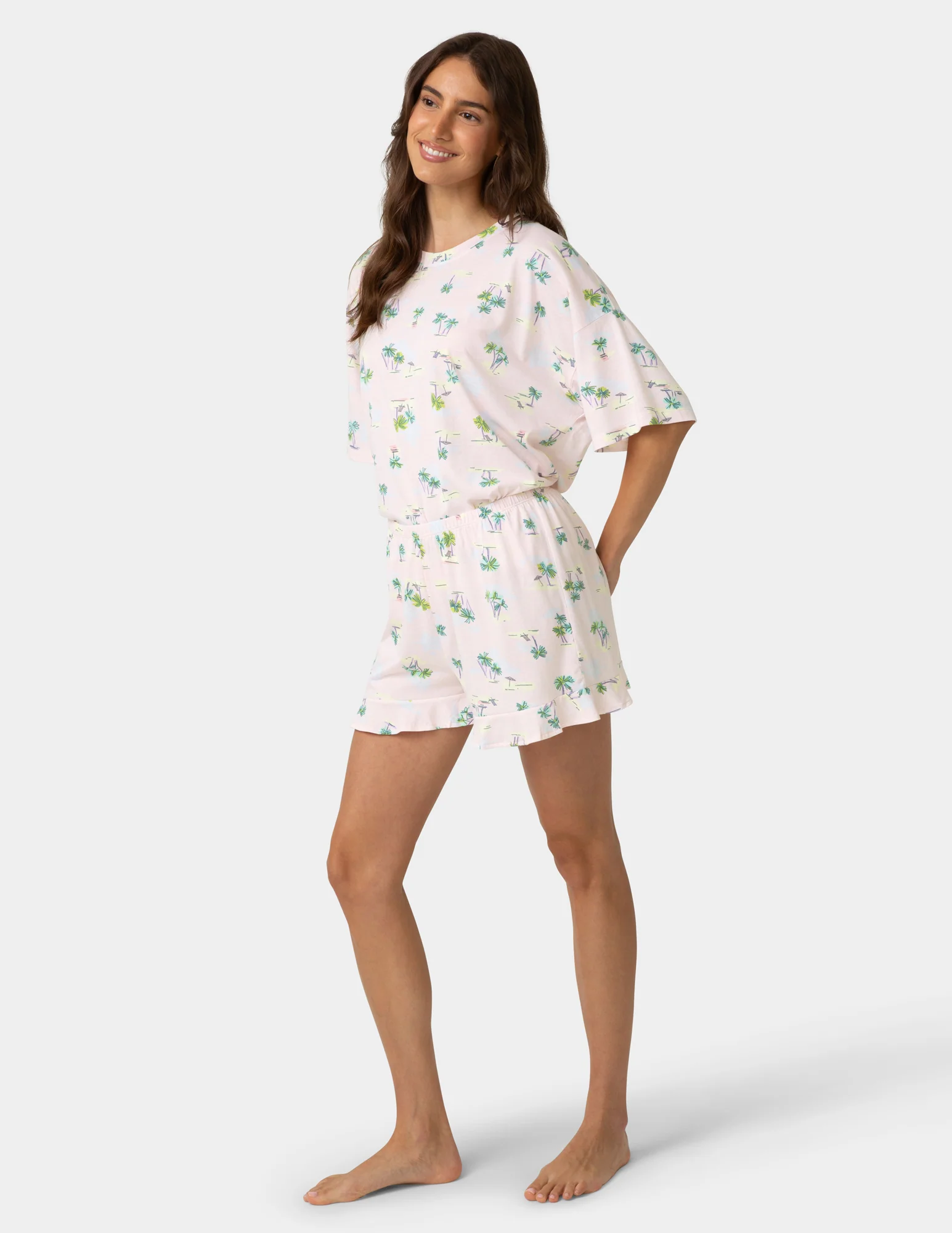Oversized Tee PJ Set - Image 4