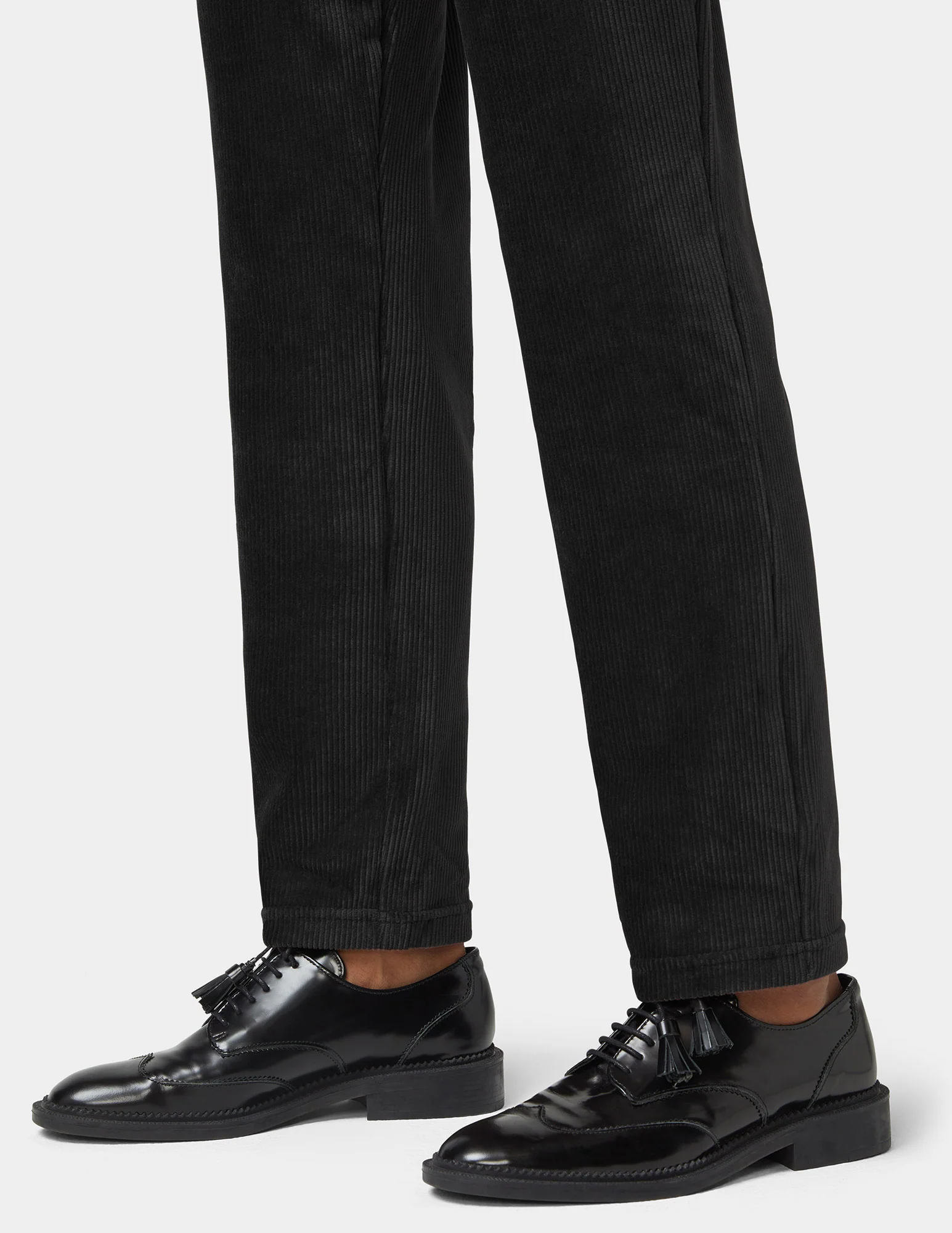 Plush Corduroy Tapered Pants - Image 6
