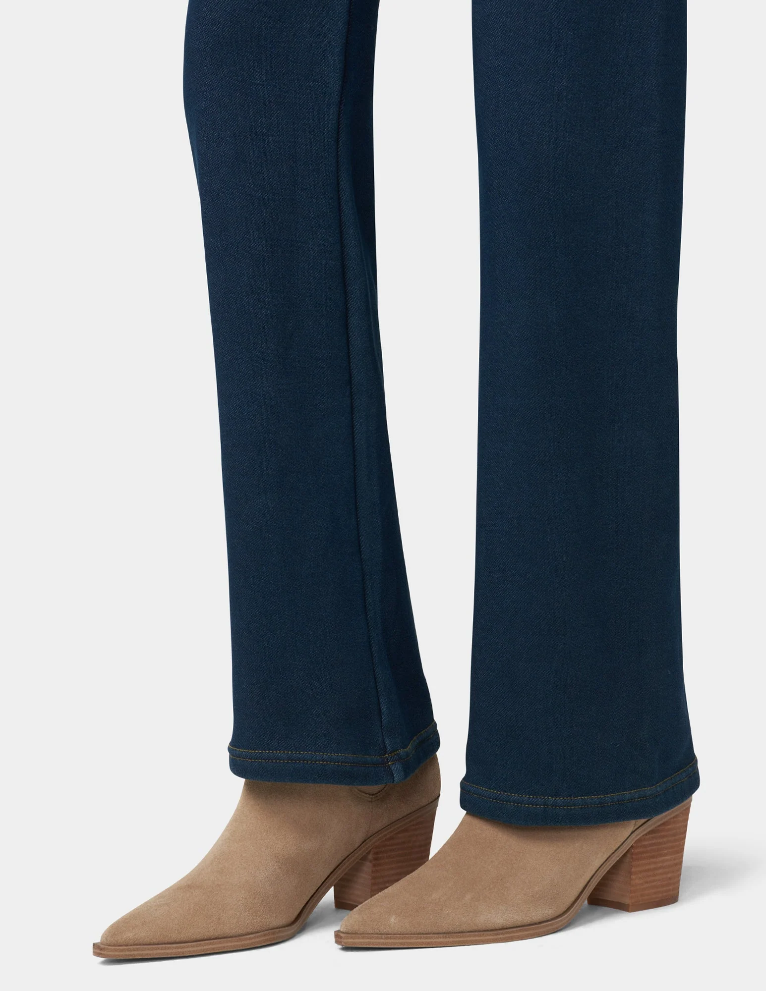 Plush Lined Denim Bootcut Legging - Image 6
