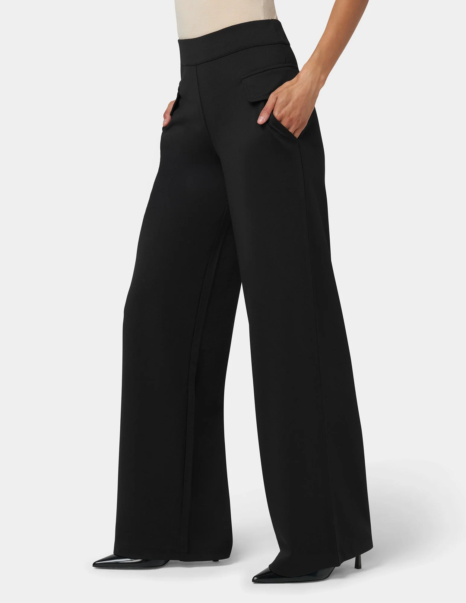 Ponte Wide Leg Pant - Image 4