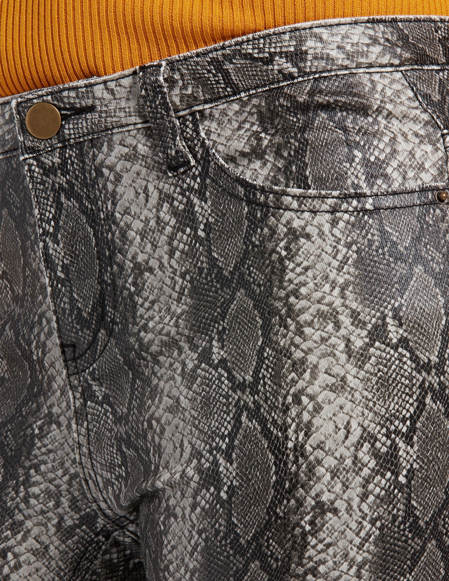 Python Denim Leggings - Image 3