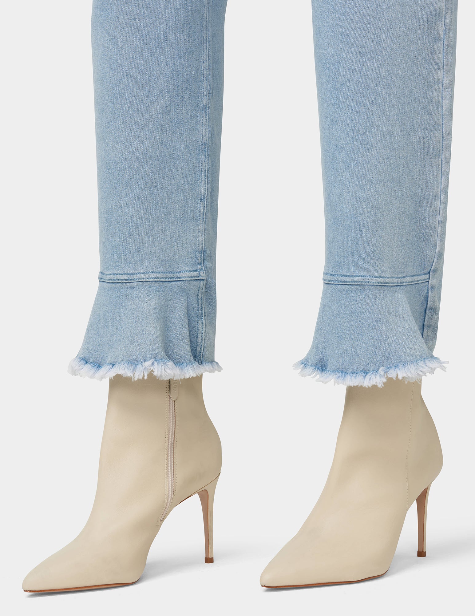 Ruffle Hem Denim Skimmer - Image 6