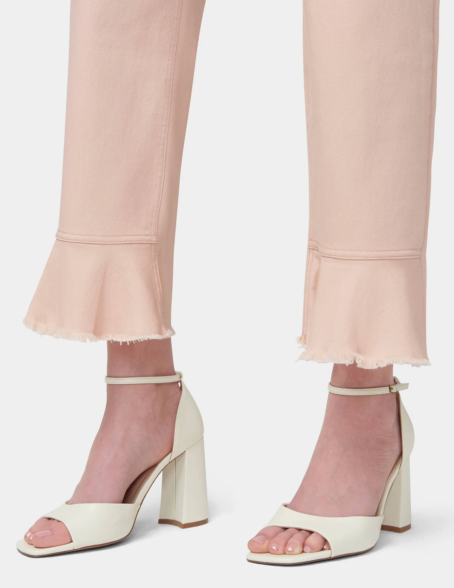 Ruffle Hem Denim Skimmer - Image 6
