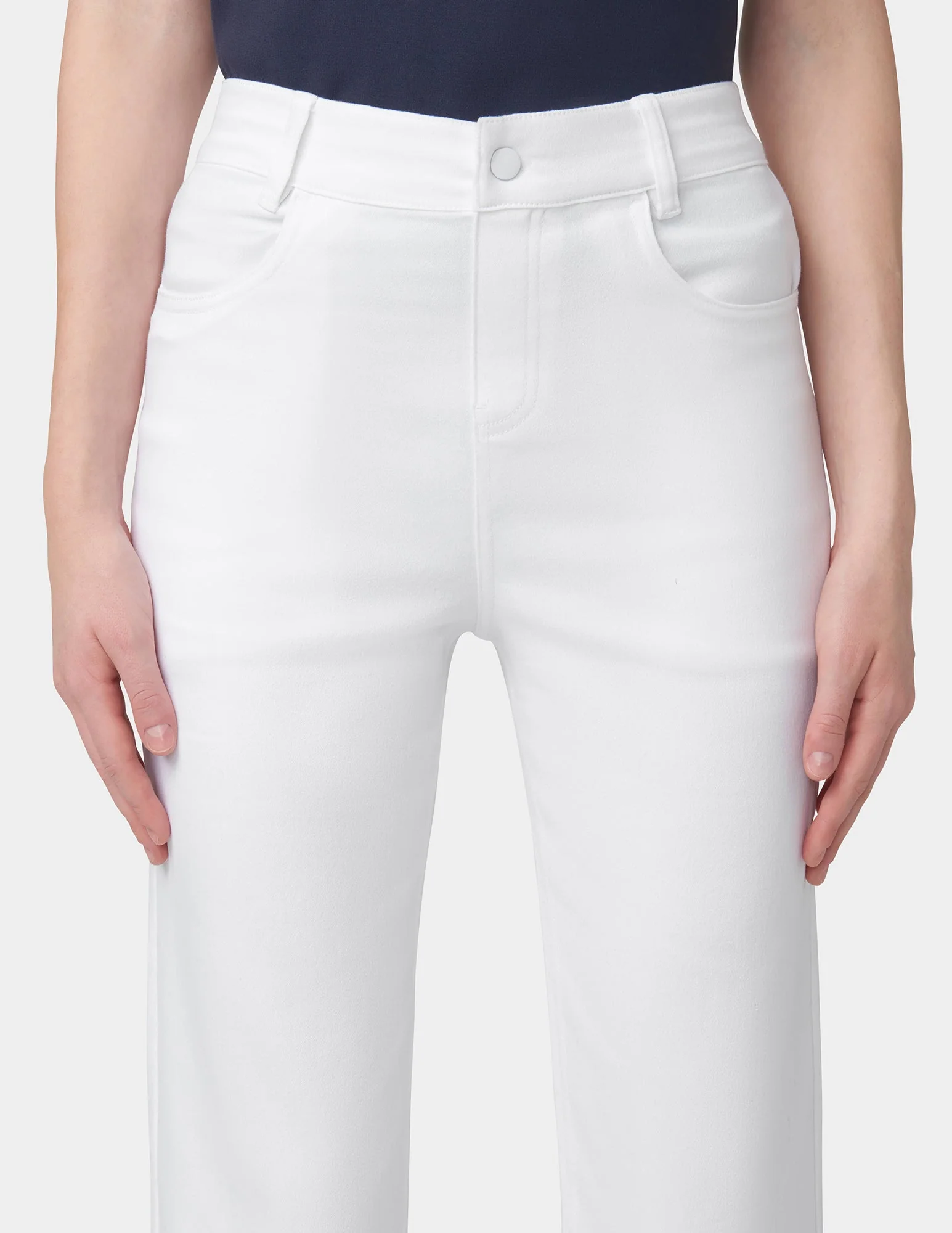 Ruffle Hem Denim Skimmer - Image 5