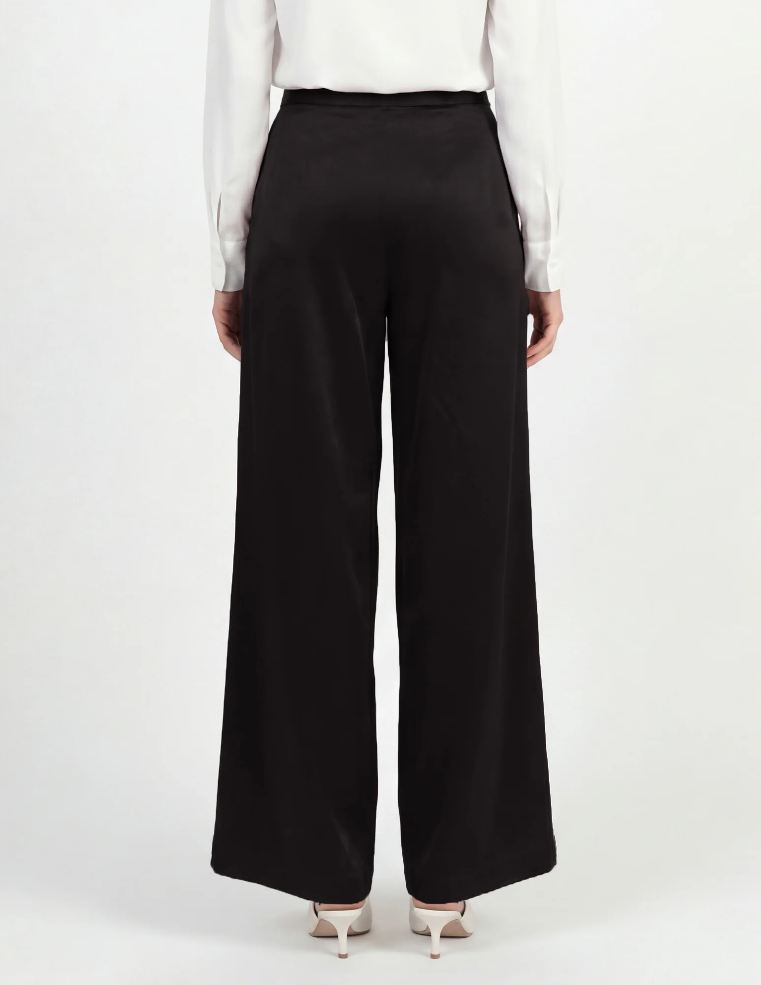 Satin Wide Leg Pant - Image 2
