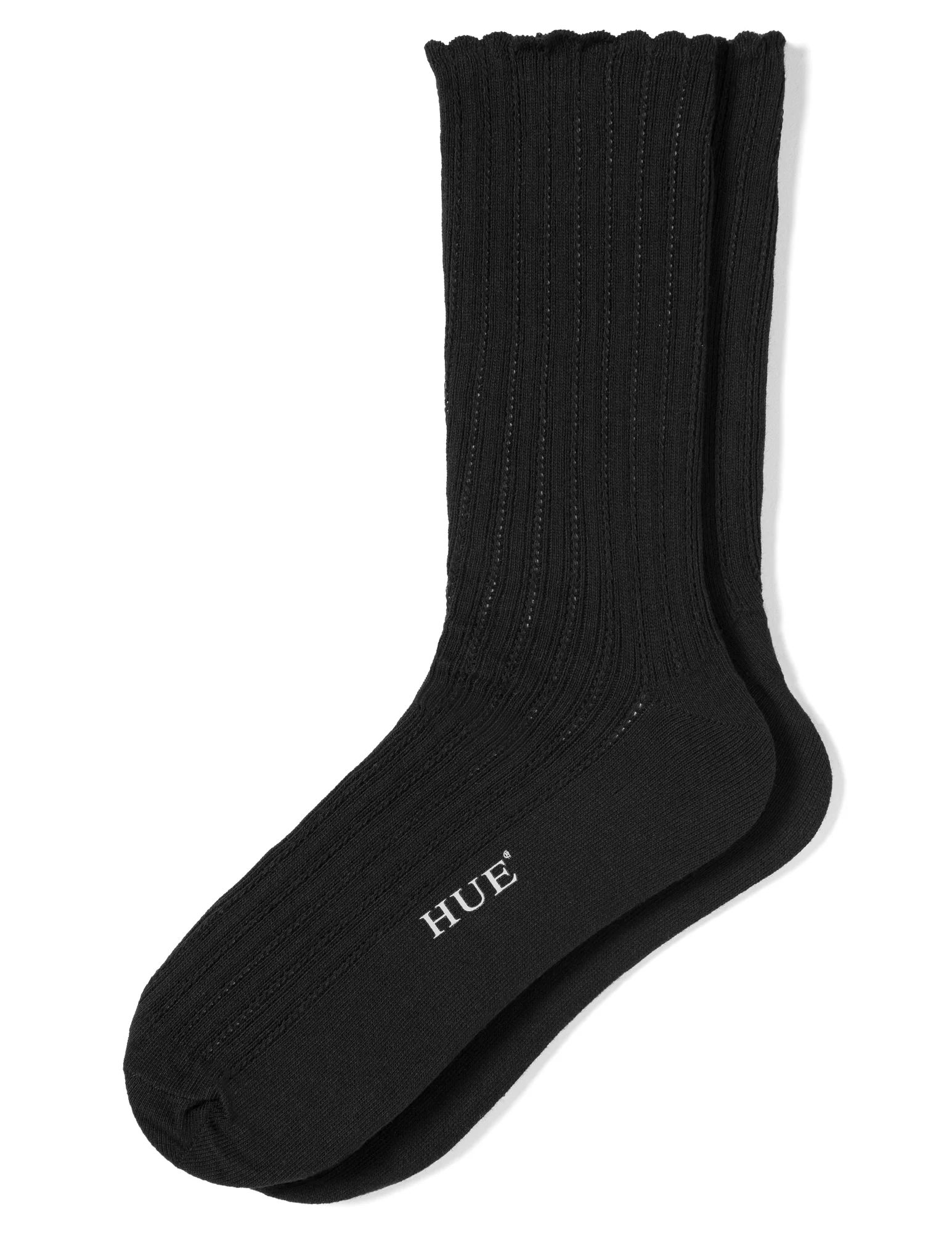 Scalloped Pointelle Sock