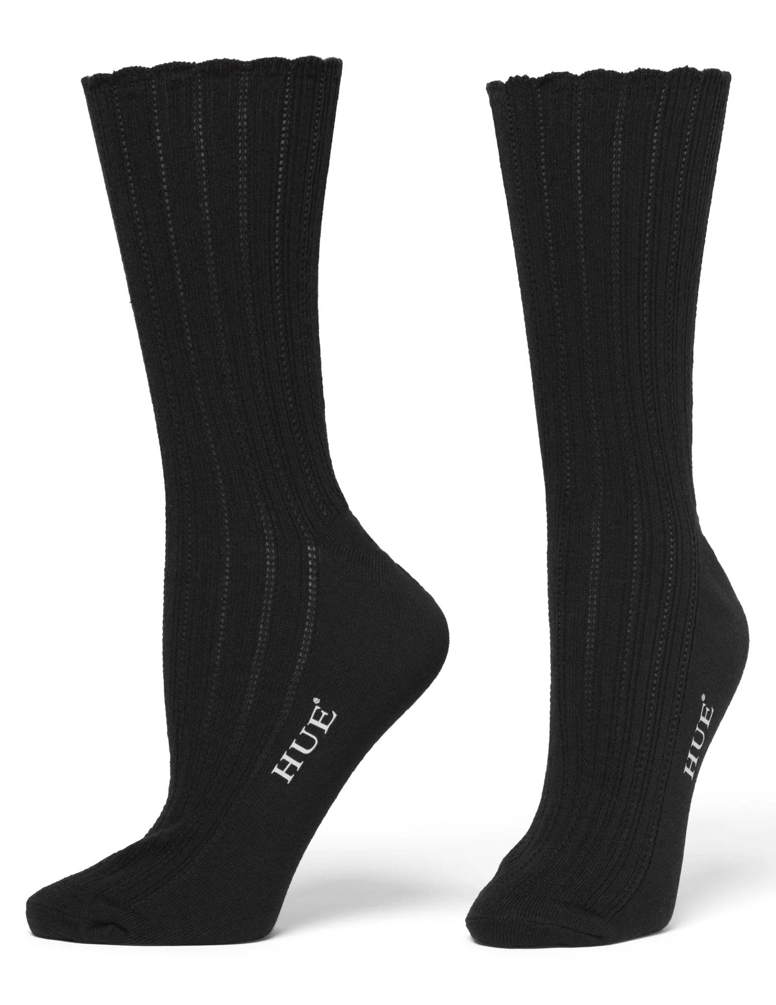 Scalloped Pointelle Sock - Image 2