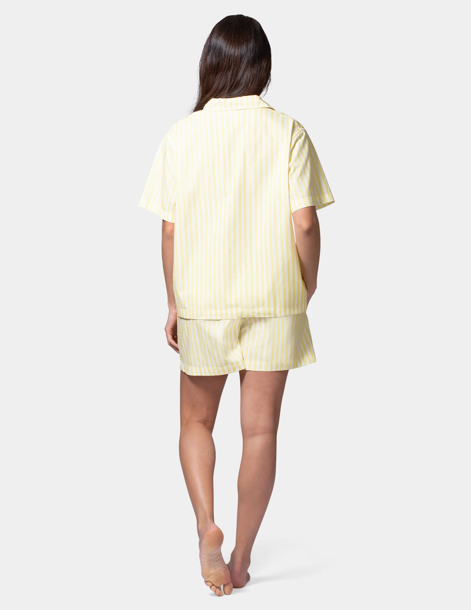 Short Sleeve Poplin Camp PJ Top - Image 2
