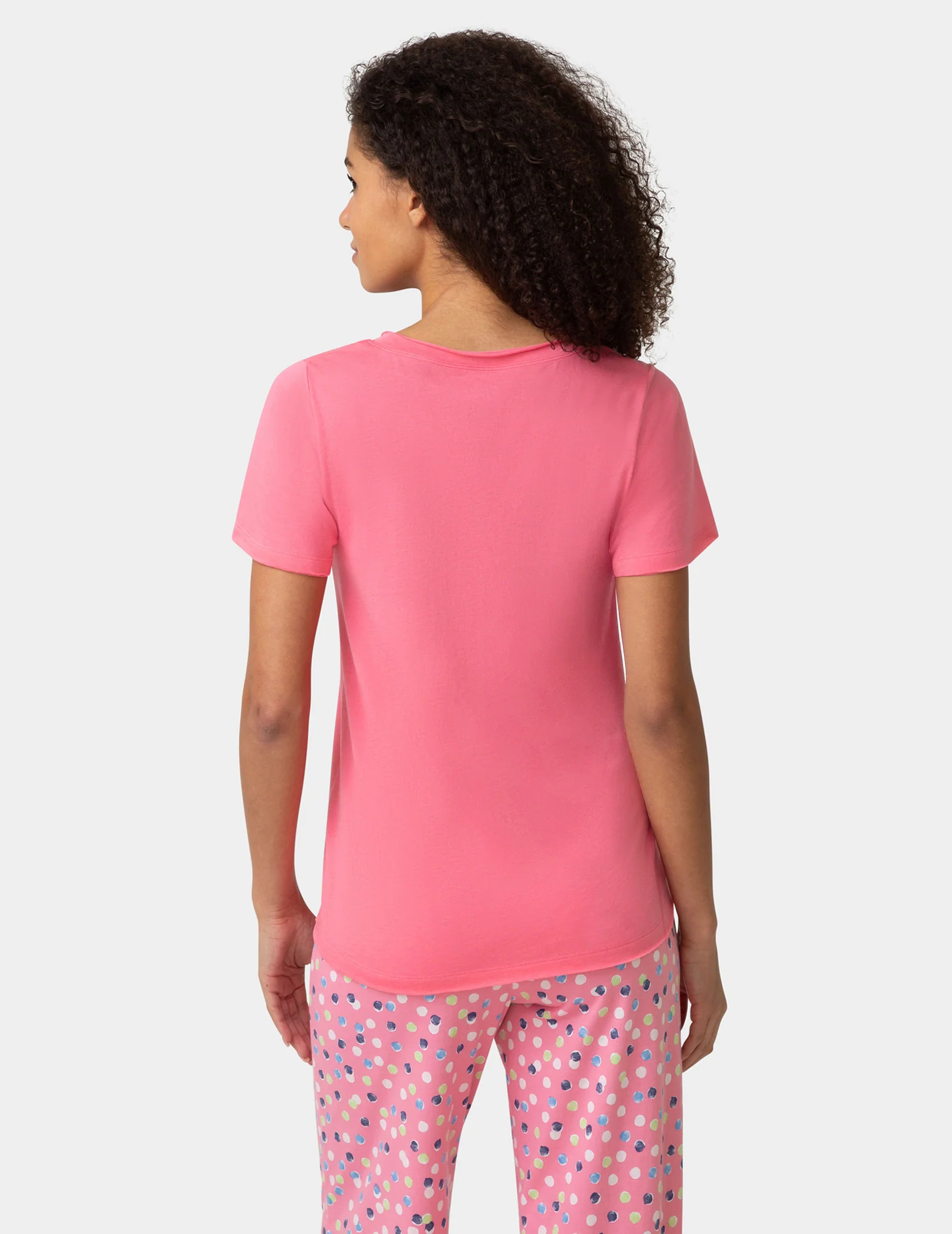 Short Sleeve Rosette PJ Tee - Image 3