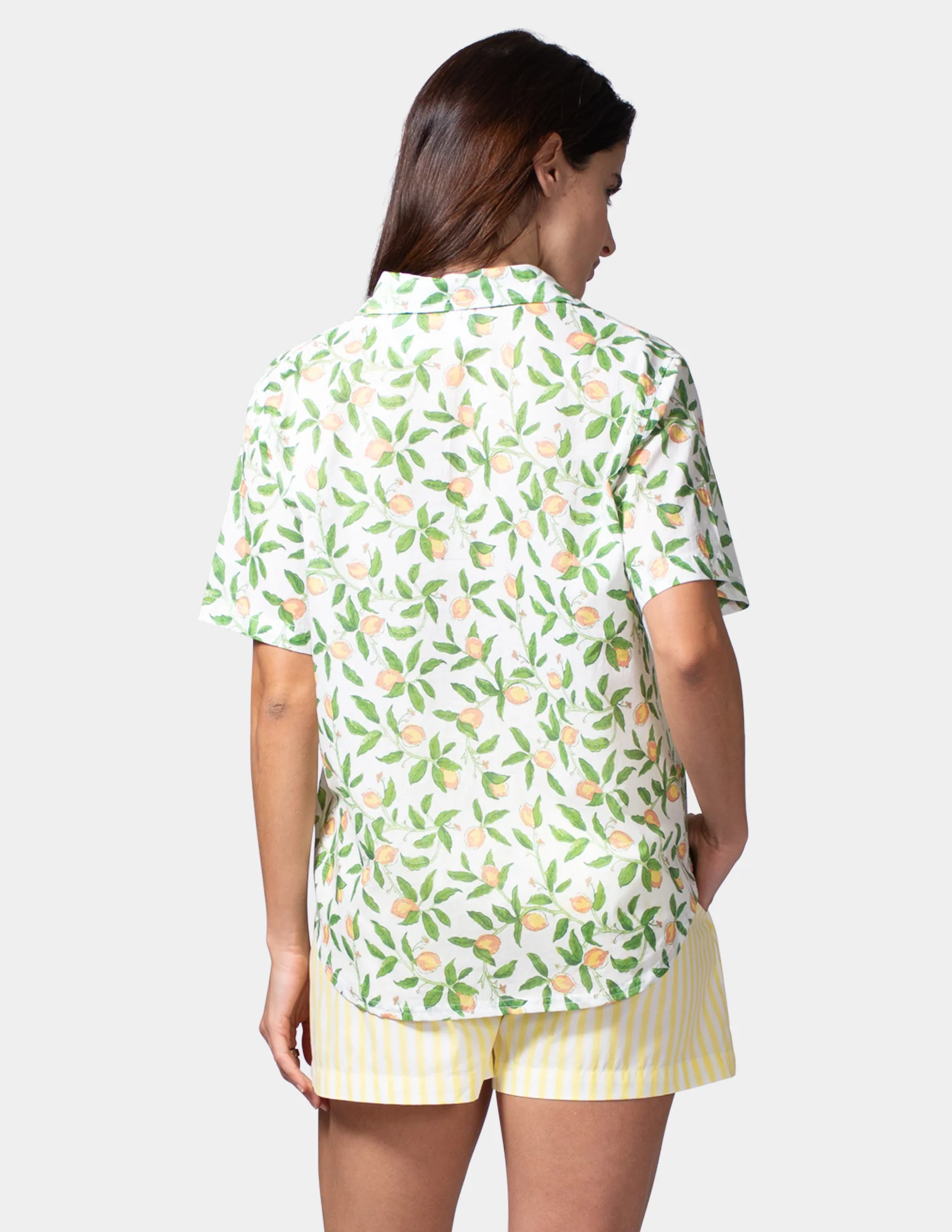 Short Sleeve Voile Camp PJ Top - Image 2