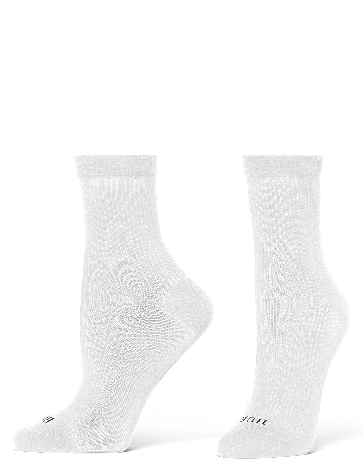 Silk Blend Sheer Rib Anklet - Image 2