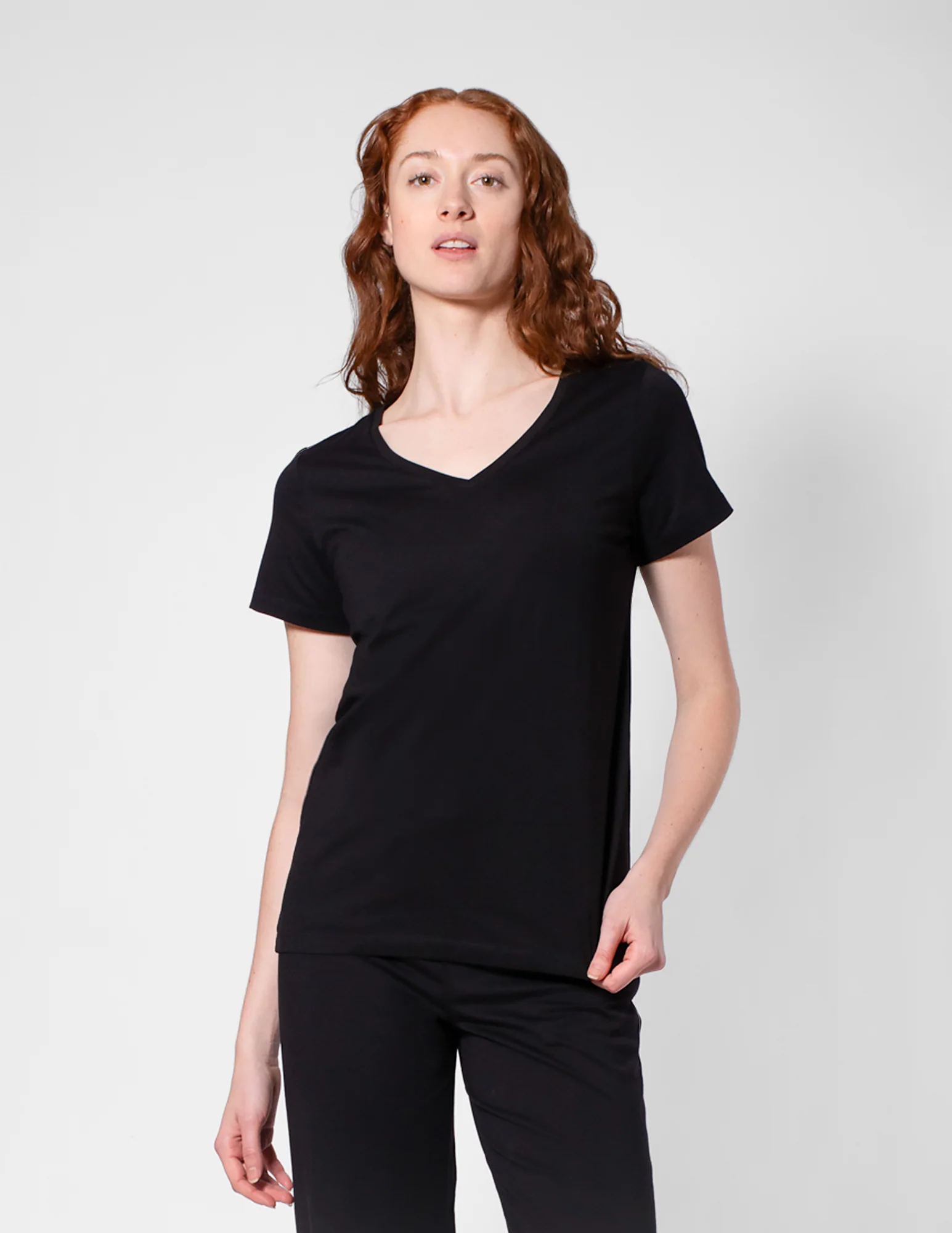 SleepWell V-Neck Short Sleeve Tee