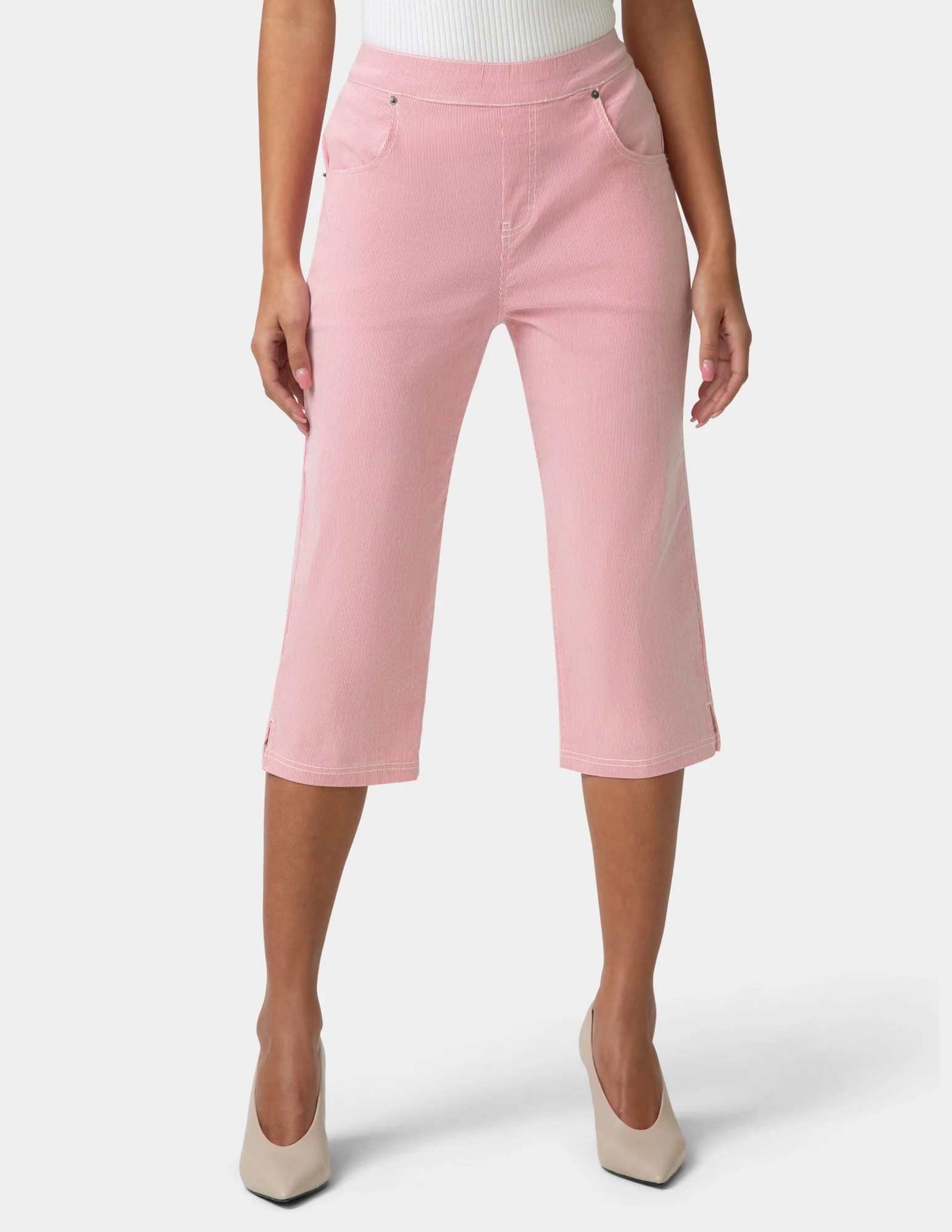 Spring Stripe Pedal Pusher