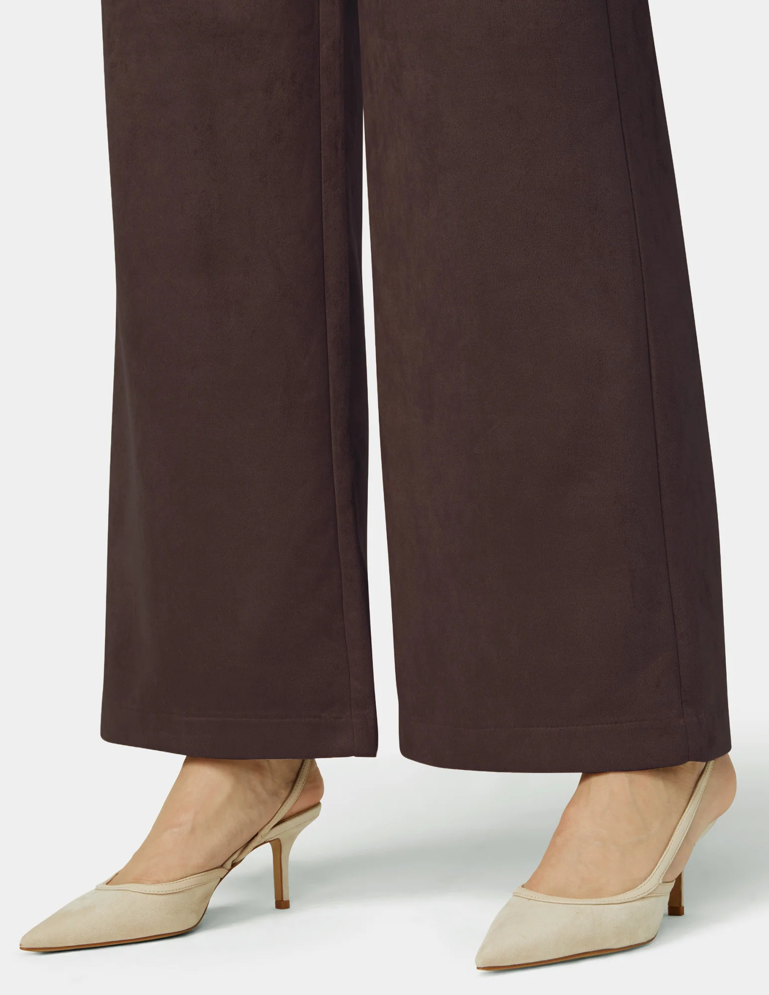 Suede Wide Leg Pant - Image 6