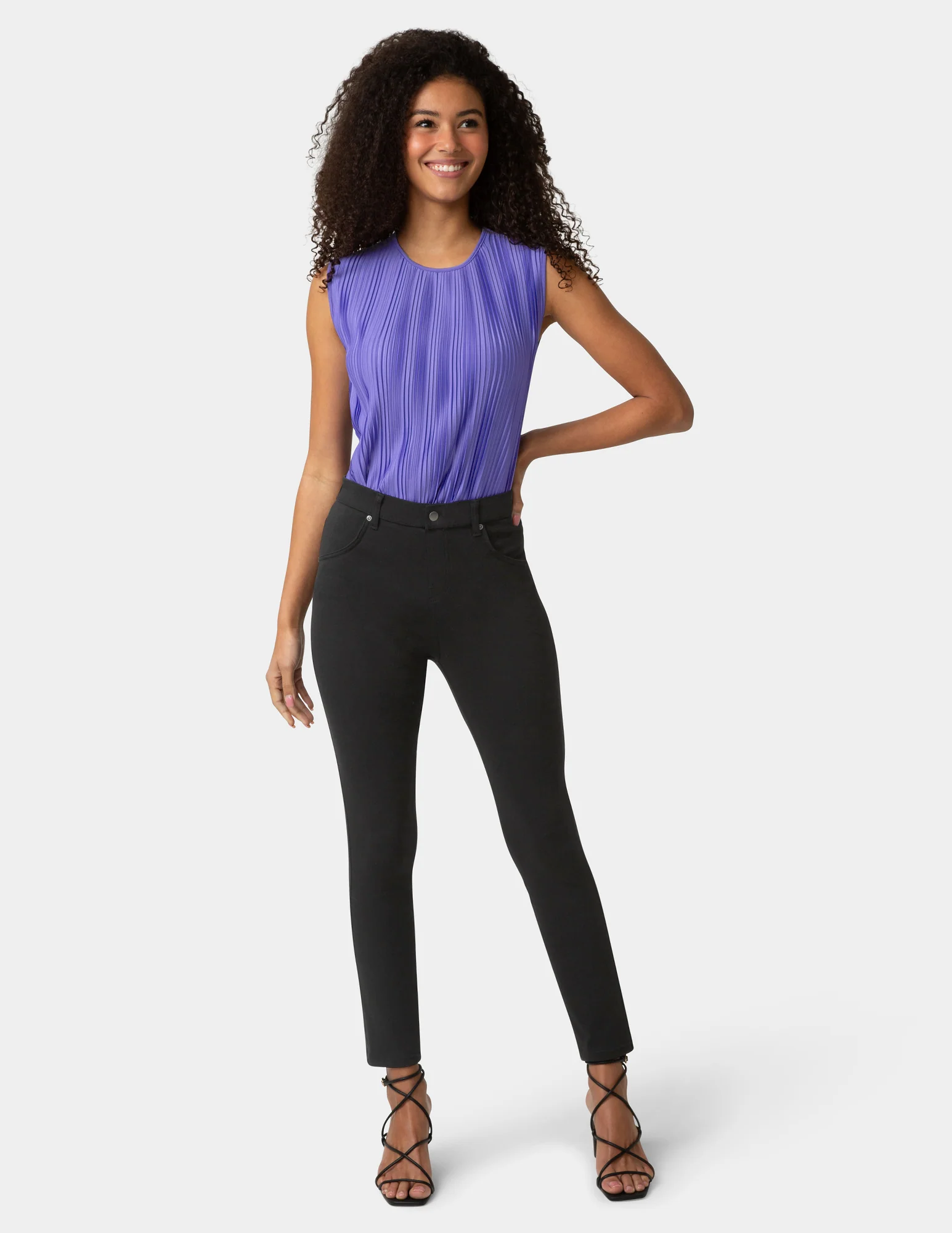 Ultra Soft Denim High Waist Skimmer - Image 2