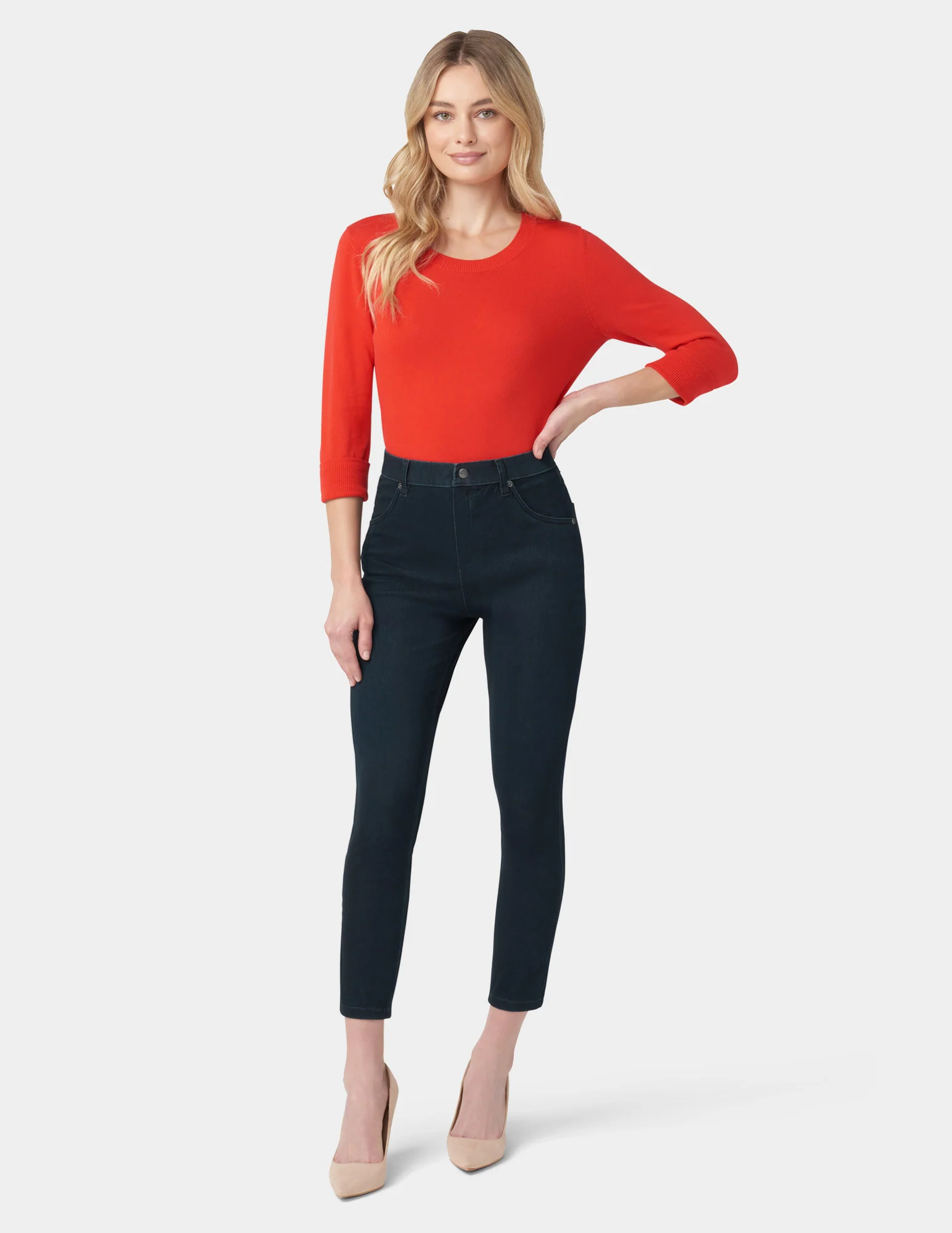 Ultra Soft Denim High Waist Skimmer - Image 2