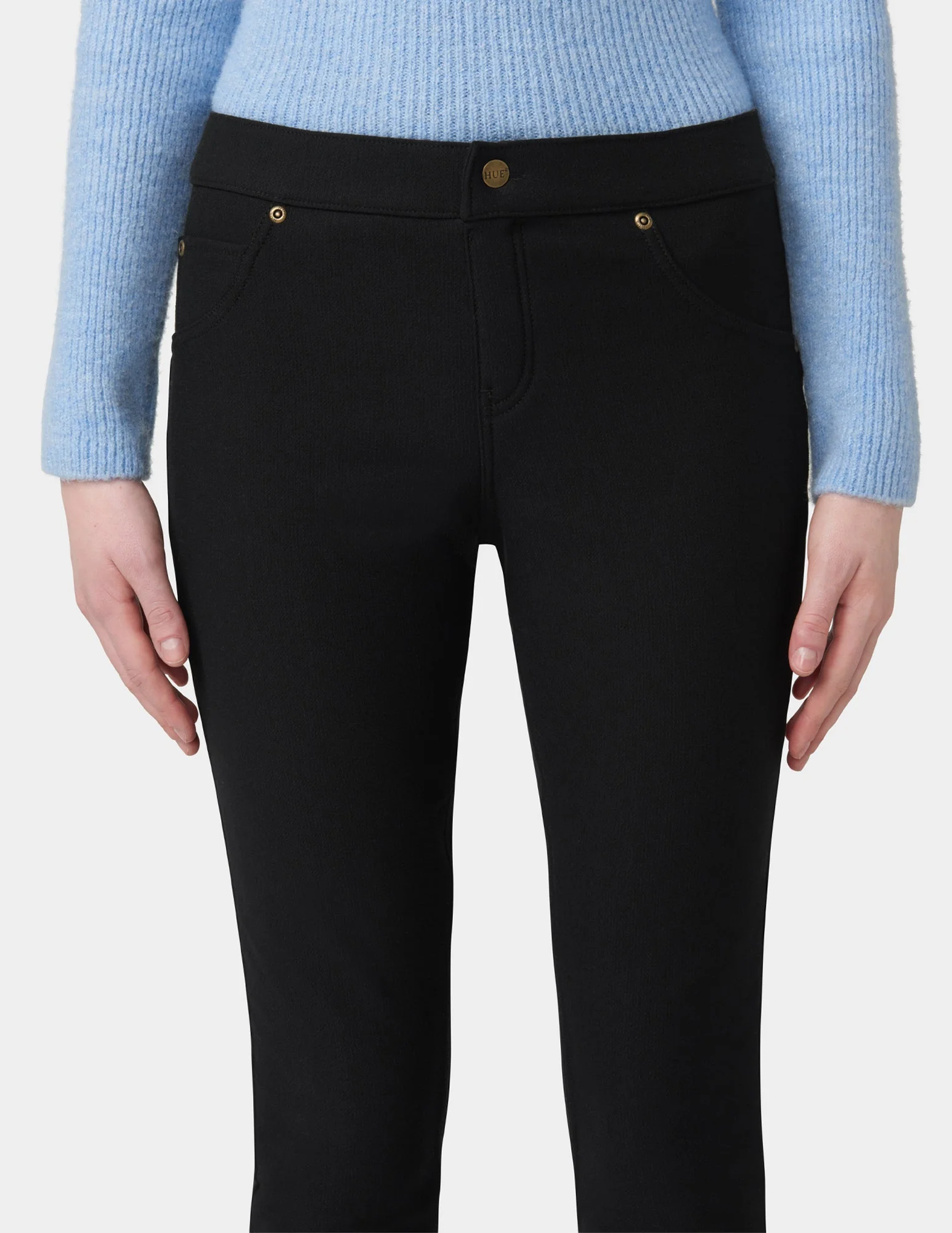 Ultra Soft Fleece Lined Denim Leggings - Image 5