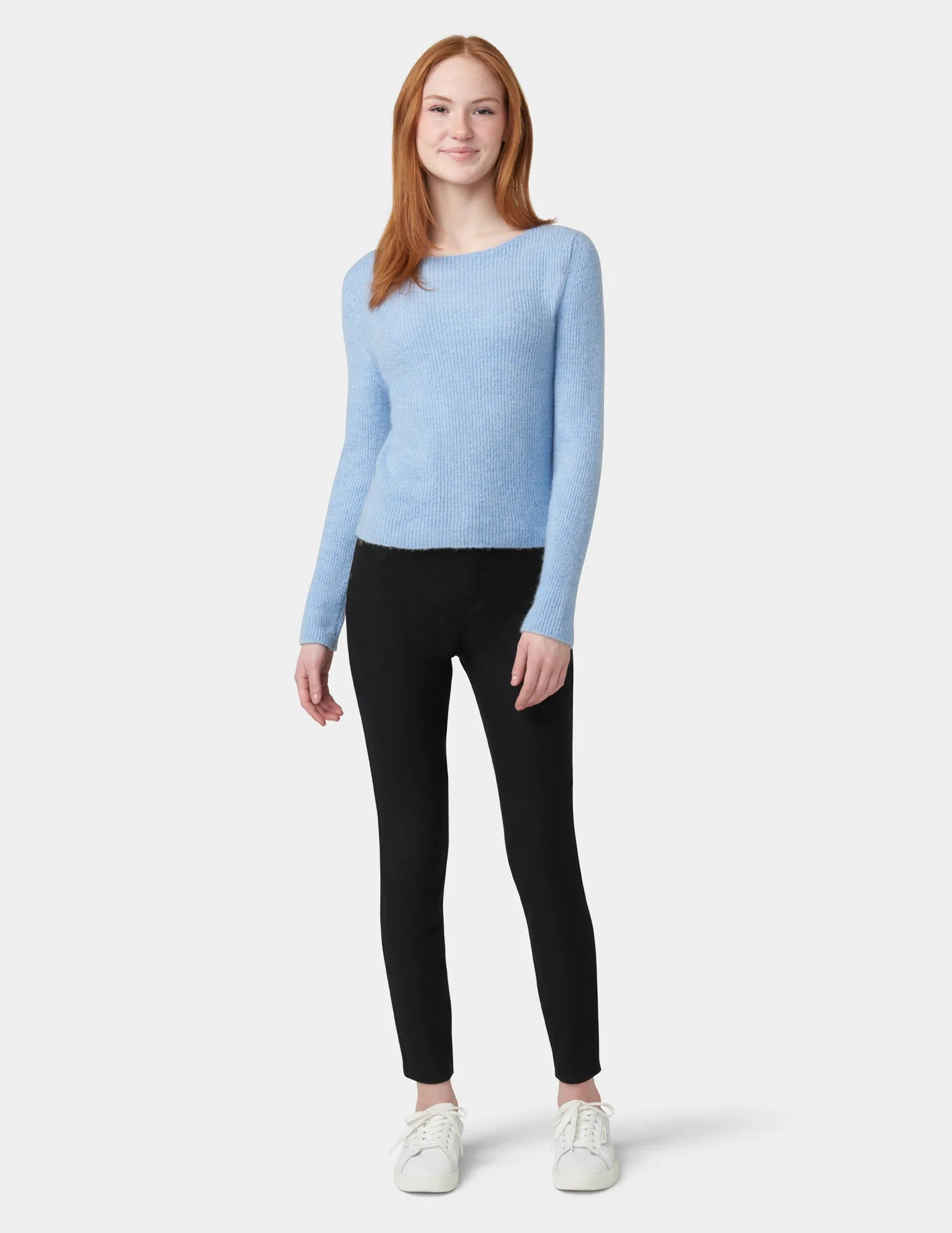 Ultra Soft Fleece Lined Denim Leggings - Image 7